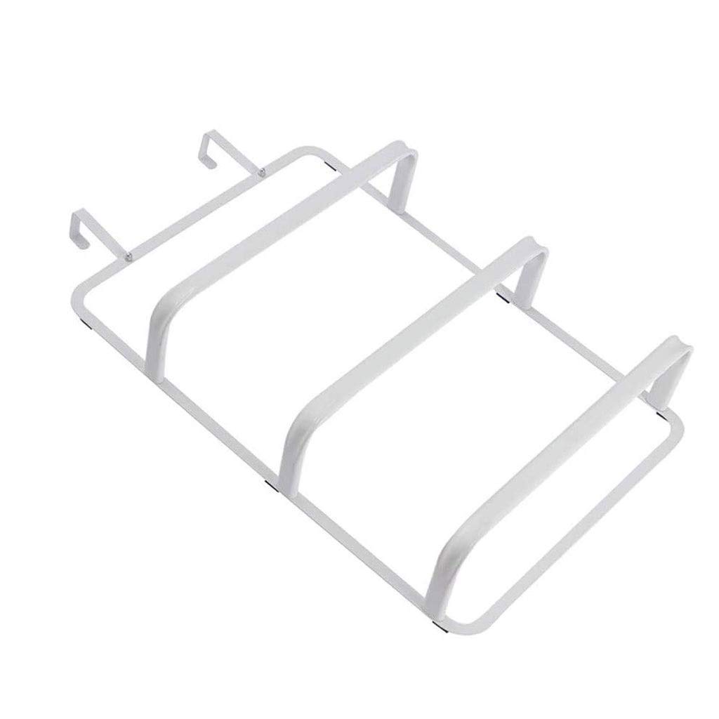 3-Tier Over The Door Towel Rack for Bathroom - Space Saving Towel Bar Rail Organizer for Bath Towels, Hand Towels & Washcloths - Perfect for Small Bathrooms, Apartments & Dorm Rooms