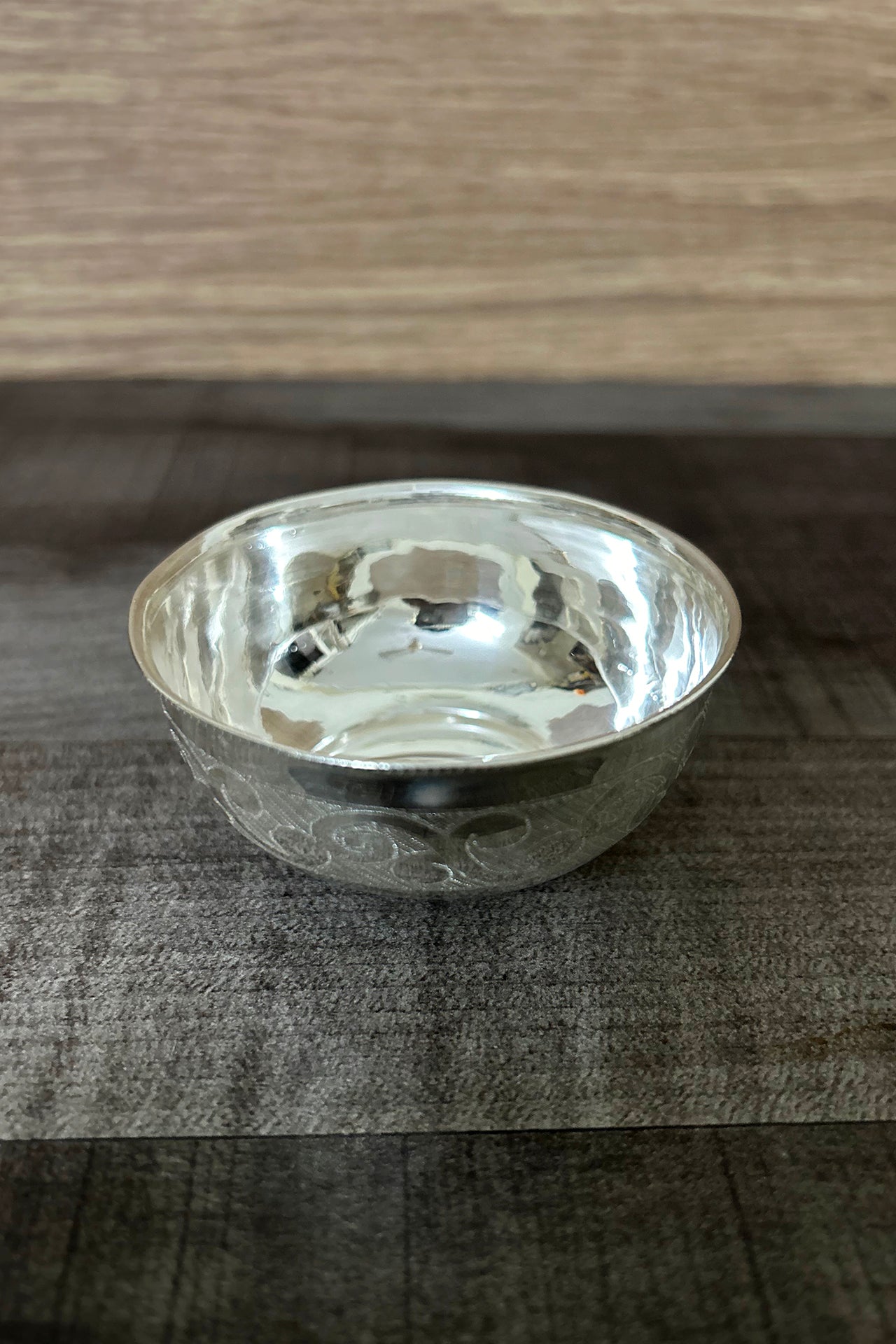 925 Sterling Silver Large Bowl - Elegant Design 53 for Home Decor, Jewelry Display & Gift Giving