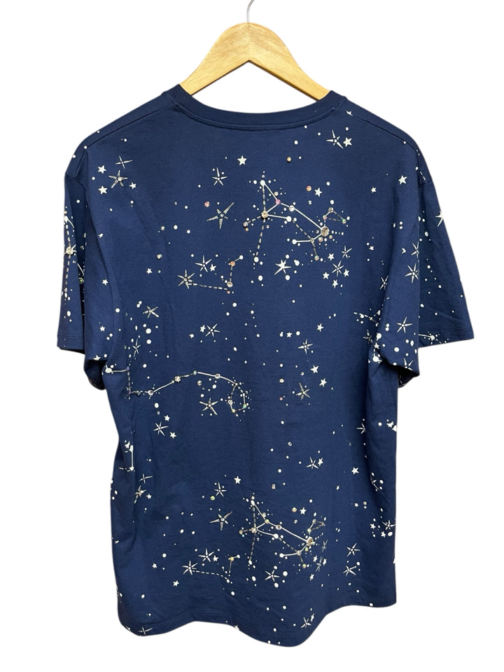 Gucci Cosmogonie Men's T-Shirt - Size L, 100% Cotton, Luxury Casual Wear for Men | Perfect for Parties, Dates & Everyday Fashion