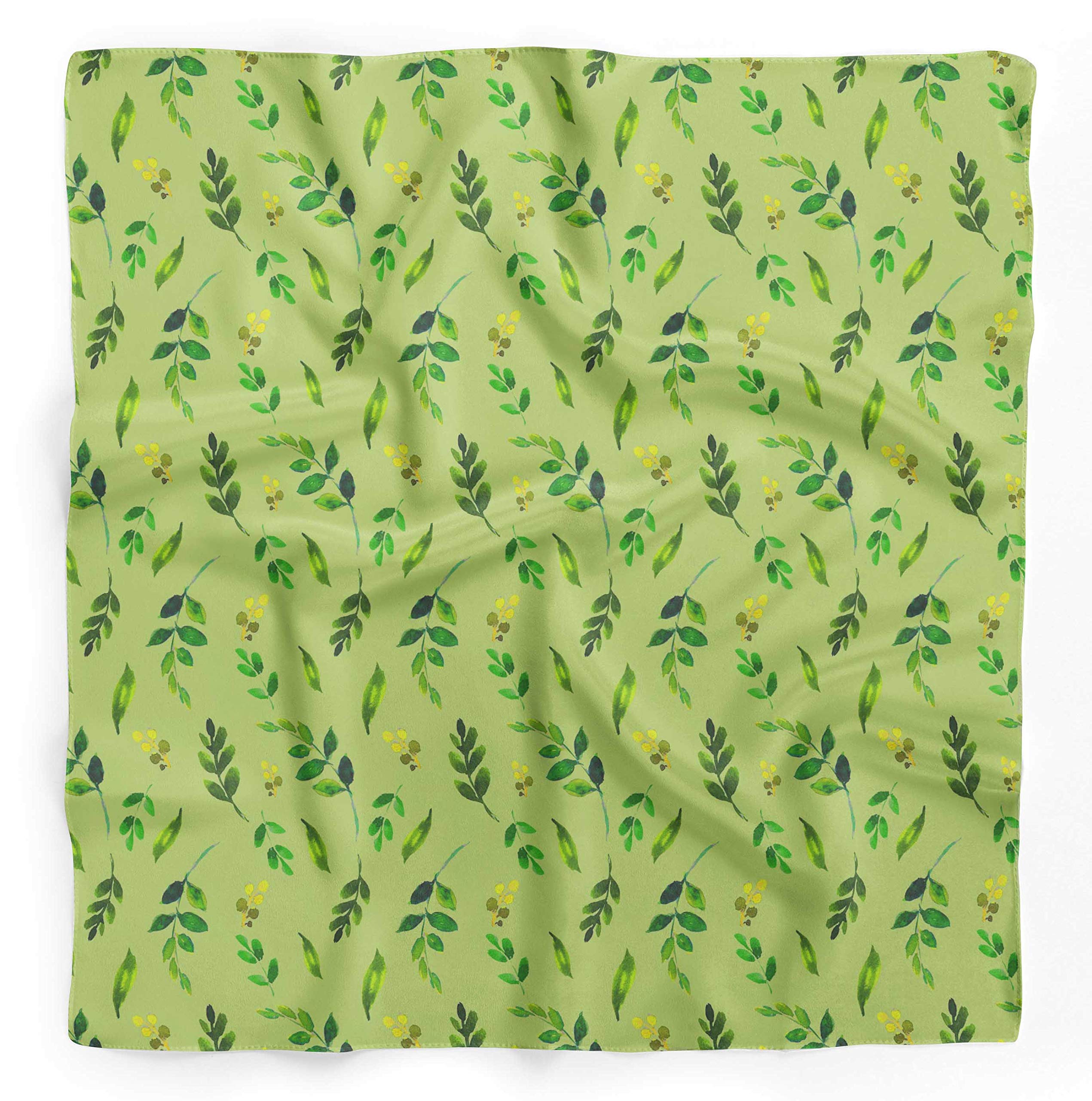 Bimba Printed Pure Silk Scarf - Elegant Hair Wrap, Neck Scarf & Head Bandana for Women | Perfect for Work, Travel & Special Occasions