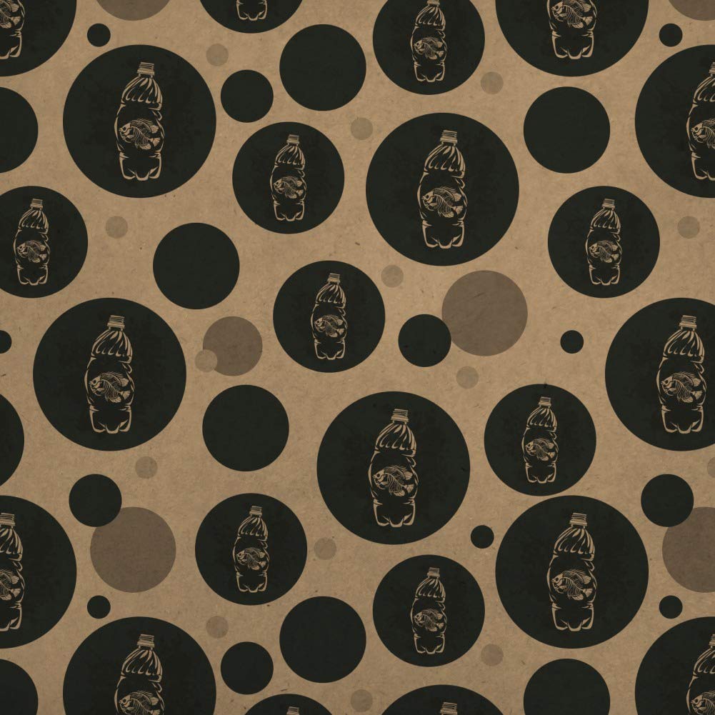 Dead Fish Bones in Plastic Bottle - Premium Kraft Gift Wrap Paper Roll for Unique & Eco-Friendly Gifts | Perfect for Halloween, Gothic Decor & Dark Aesthetic Wrapping