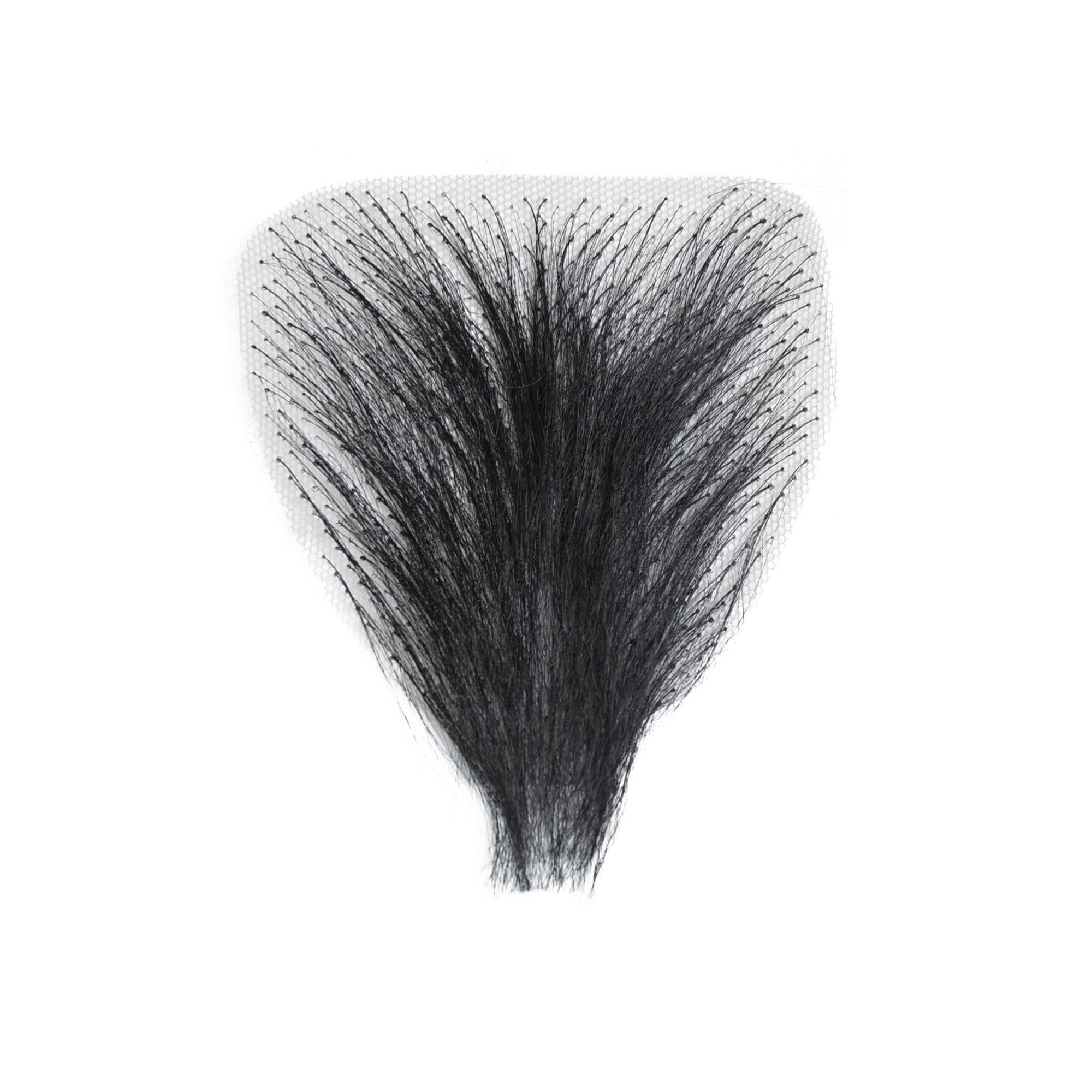 Handmade Fake Private Hair Bikini Hair Extensions - Temperature Resistant Fiber for Adding Volume (Style 2, Natural Black) | Perfect for Swimwear, Costumes & Body Confidence Enhancement