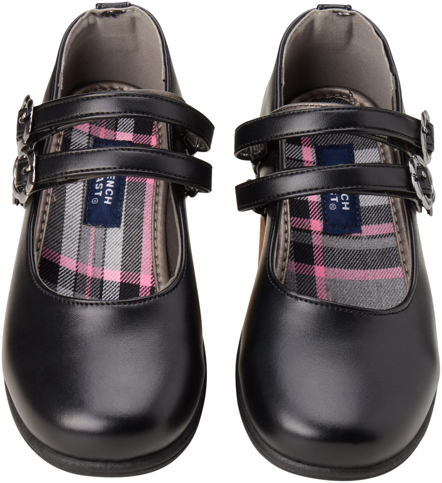 French Toast Girls' Dress Shoes - Leatherette Mary Jane School Uniform Flats for Toddler & Girls - Perfect for School, Church, and Special Occasions