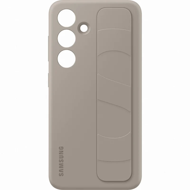 Samsung Galaxy S24 Grip Stand Case - Shockproof Protective Cover with Kickstand for Hands-Free Viewing - Perfect for Watching Videos, Gaming, and Video Calls