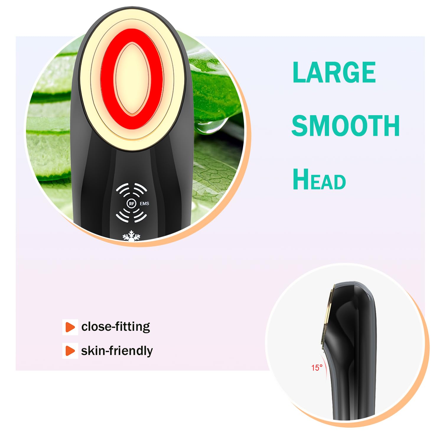 Radio Frequency Skin Tightening Machine for Face & Neck - Anti-Aging Device with Microcurrent Lifting Technology - Wrinkle Reduction, Firming & Toning Massager - At-Home Facial Treatment for Youthful Skin - Perfect for Daily Skincare Routine & Spa-Like Experience