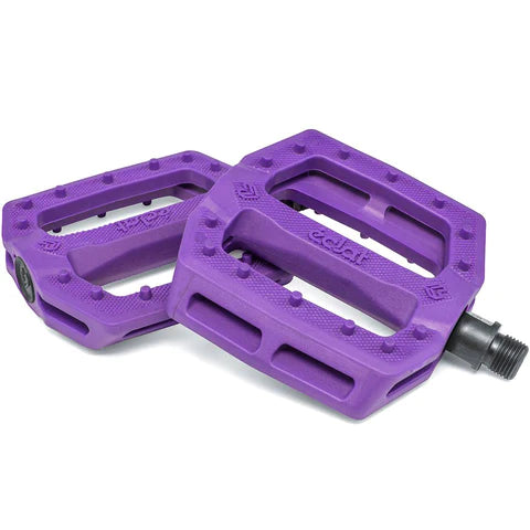 Eclat Slash Nylon BMX Pedals - Lightweight & Durable Bike Pedals for BMX, Mountain & Street Riding | Perfect for Tricks, Racing & Urban Commuting