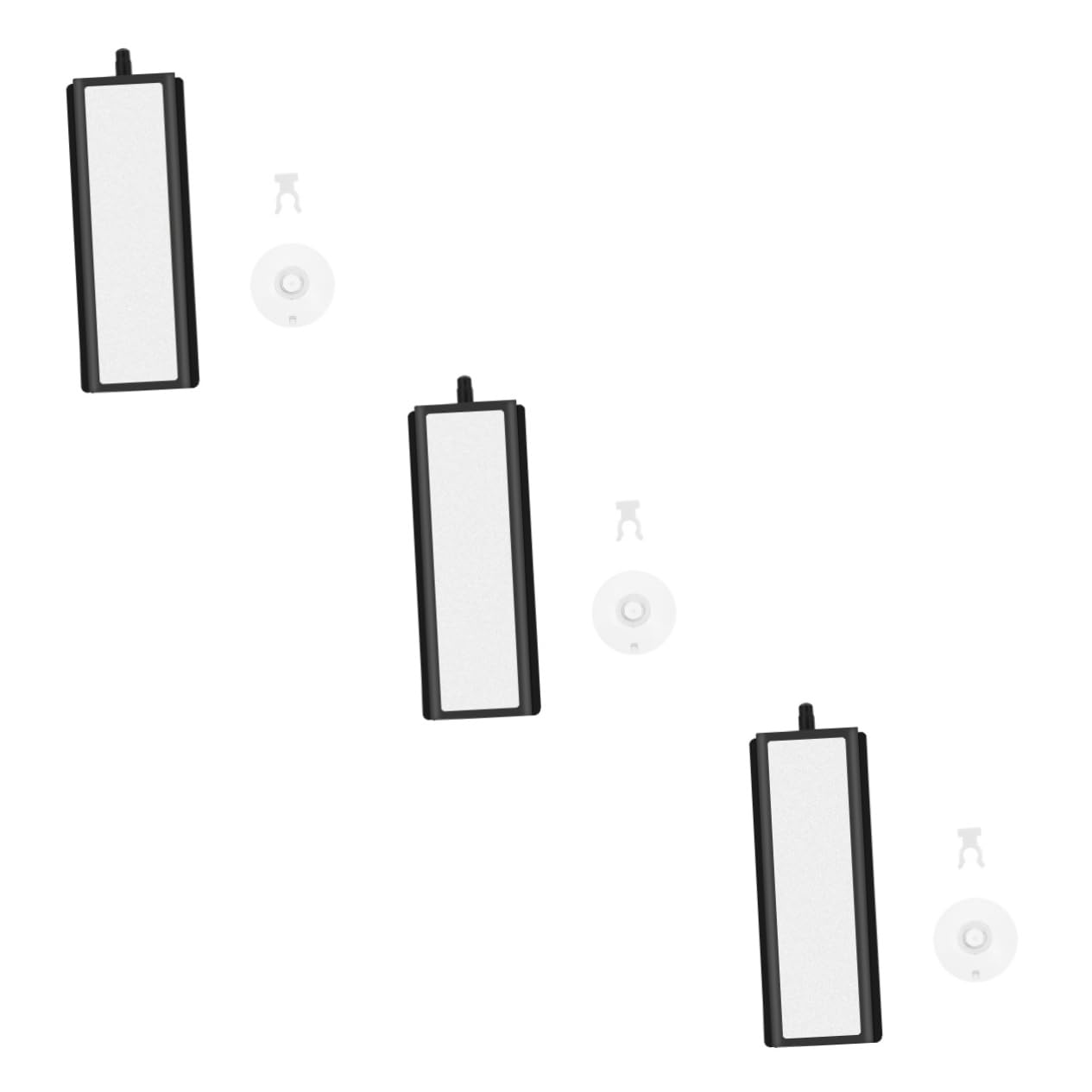 FRCOLOR 3 Pack Aquarium Air Stone Diffuser - Bubble Stone for Fish Tank, Oxygen Stone for Aquariums, Nano Bubble Machine for Fish Bowl | Perfect for Freshwater/Saltwater Tanks, Hydroponics & Decorative Bubbling Effects