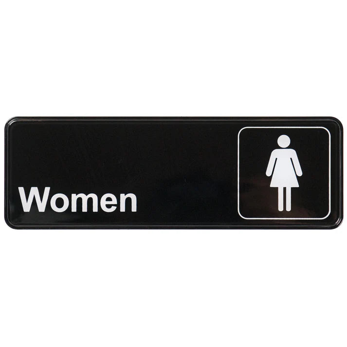 Winco Women's Restroom Sign - 9