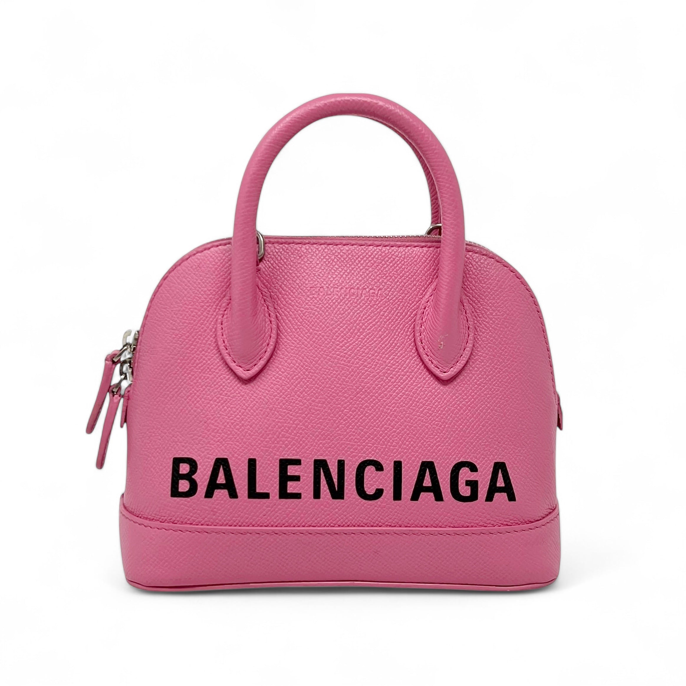 Balenciaga Pink XXS Ville Bag - Luxury Crossbody Bag for Women | Perfect for Parties, Travel & Everyday Use