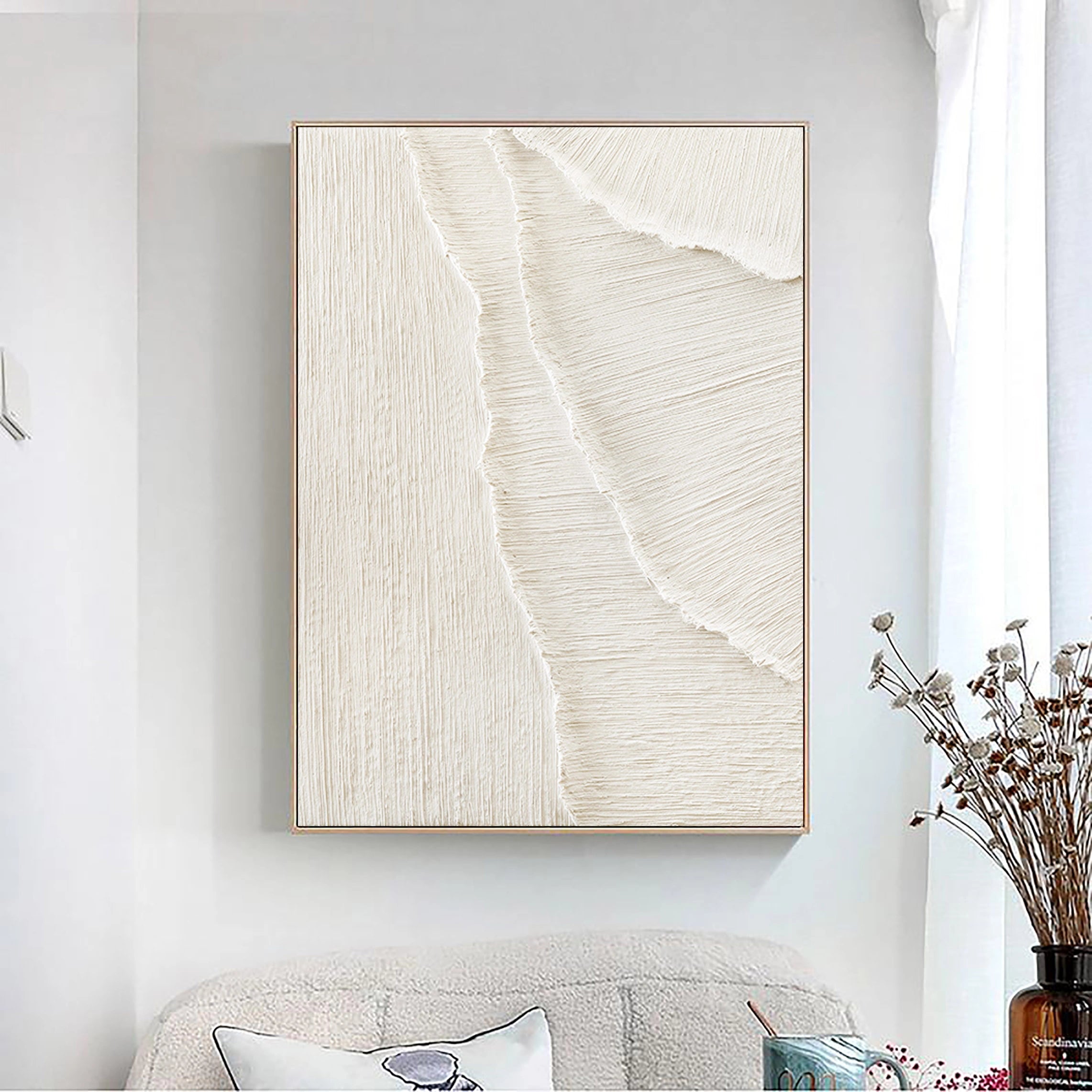 Minimalist Textured Plaster Art Painting #MM009 - Modern Home & Office Wall Decor