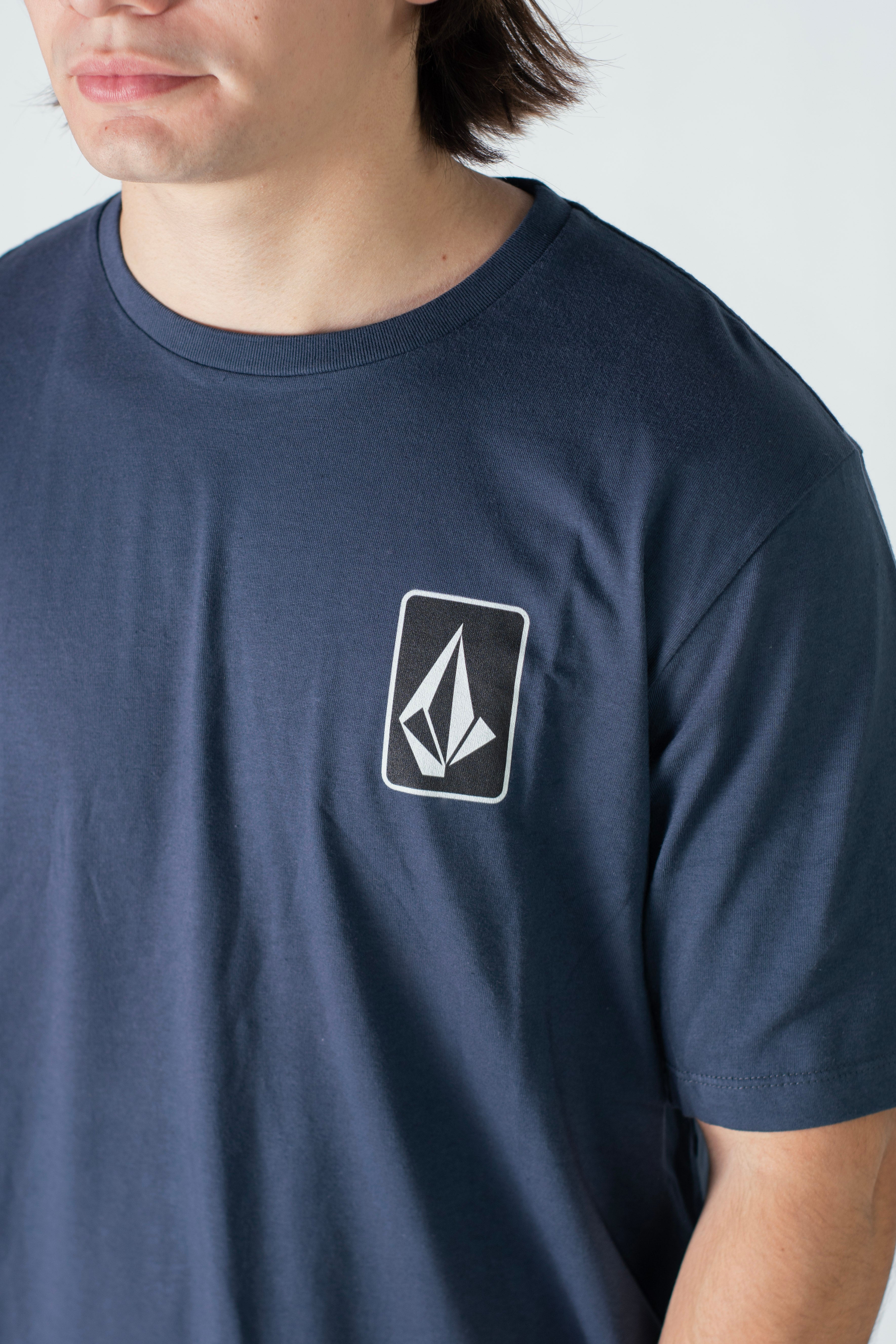 Volcom Skate Vitals T-Shirt for Men - Comfortable Blue Skateboard Shirt | Perfect for Skateboarding, Streetwear & Casual Outfits