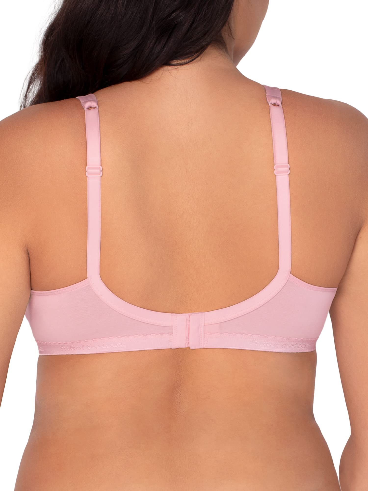 Fruit of the Loom Women's Comfortable Unlined Underwire Bra - Soft Cotton Spandex Blend for Natural Support & All-Day Wear | Perfect for Work, Yoga & Everyday Comfort