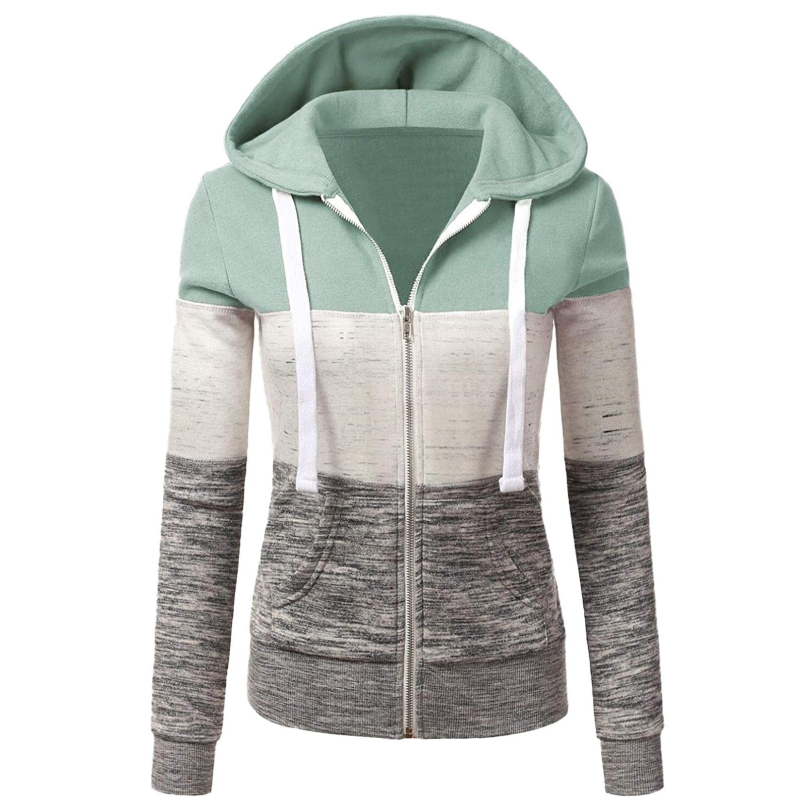 Lightweight Zip-Up Hoodie for Women - Thin & Comfortable Plus Size Hooded Jacket - Perfect for Casual Wear, Gym, and Outdoor Activities
