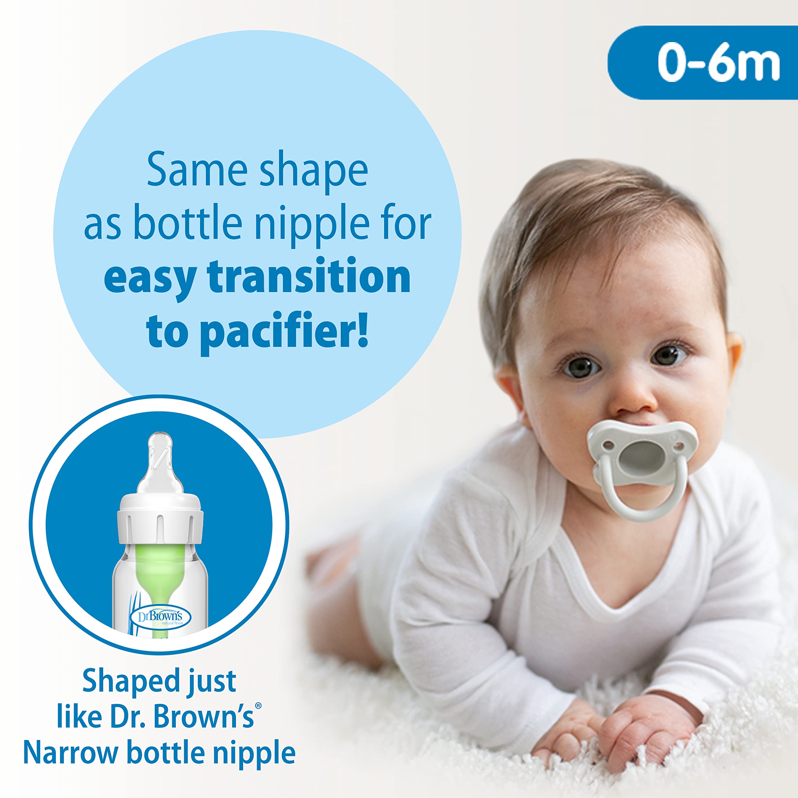 Dr. Brown's Microwave Steam Sterilizer Set for Baby Bottles - BPA-Free, Fast 3-Minute Sterilization - Perfect for Breast Pump Parts, Pacifiers & Baby Feeding Accessories