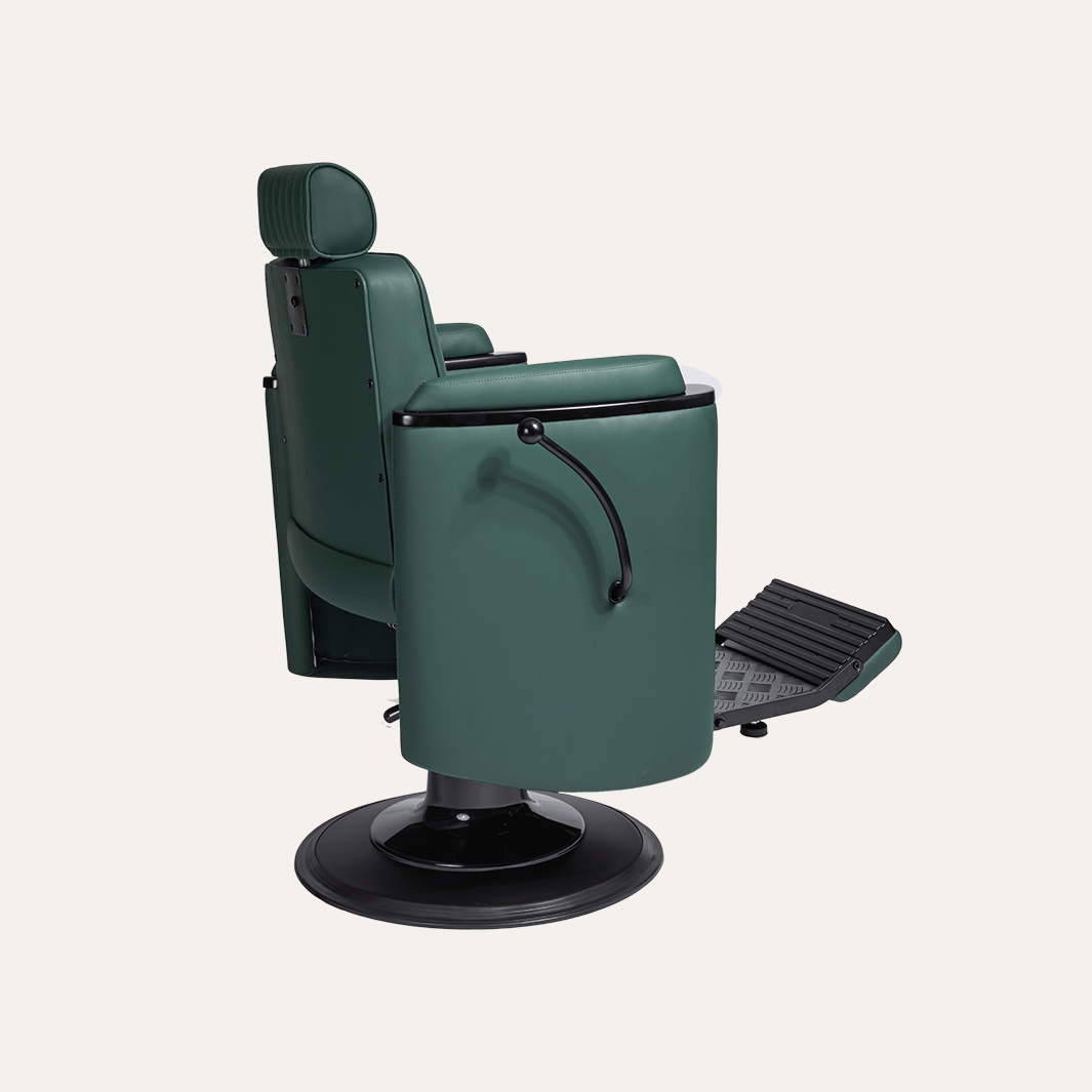 Professional BARBER CHAIR for Salon & Home Use - Heavy Duty Hydraulic Styling Chair with Adjustable Height & Reclining Back - Perfect for Haircuts, Shaves & Styling