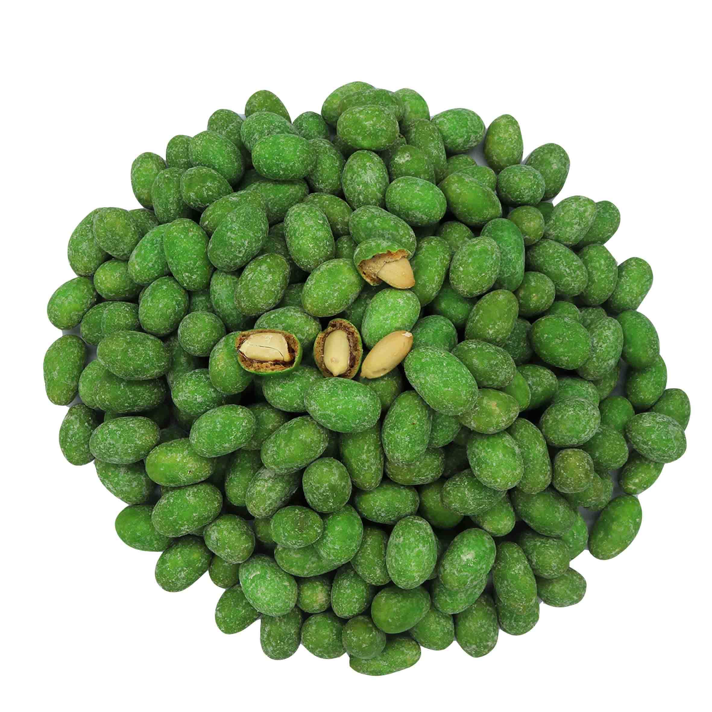 Crunchy Wasabi Coated Peanuts - 5lb Bulk Bag | Spicy Japanese Snack for Parties, Office & Movie Nights | Premium Roasted Peanuts with Wasabi Flavoring