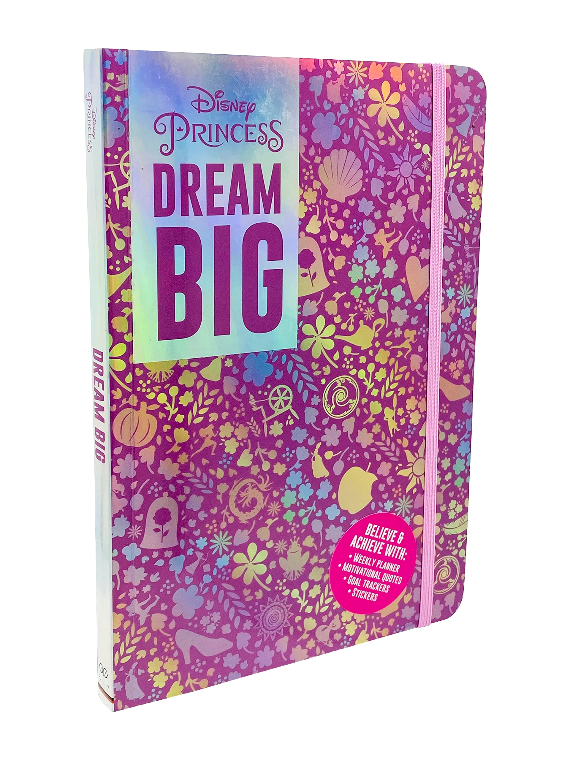 Disney Princess Dream Big Organizer & Journal - Inspirational Planner for Girls, Kids & Teens - Perfect for School, Goals & Daily Planning