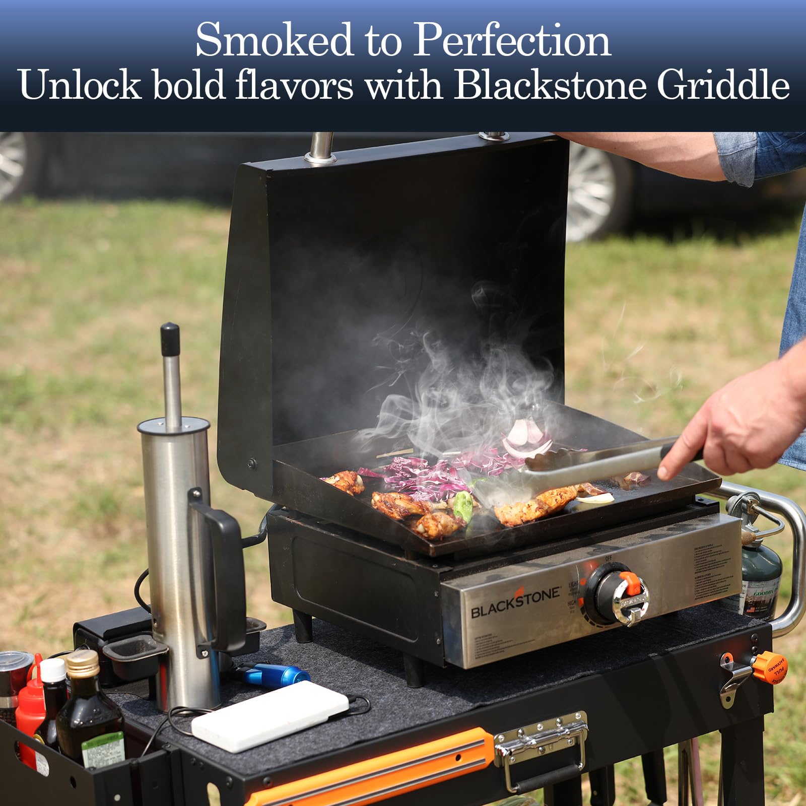 Upgraded Smoke Tube for Cold Smoking - Stainless Steel Smoke Generator with Wood Chips, Compatible with Gas Grill & Blackstone Griddle - Perfect for Camping, Backyard BBQ & Cold Smoking Cheese, Meat, Fish & More