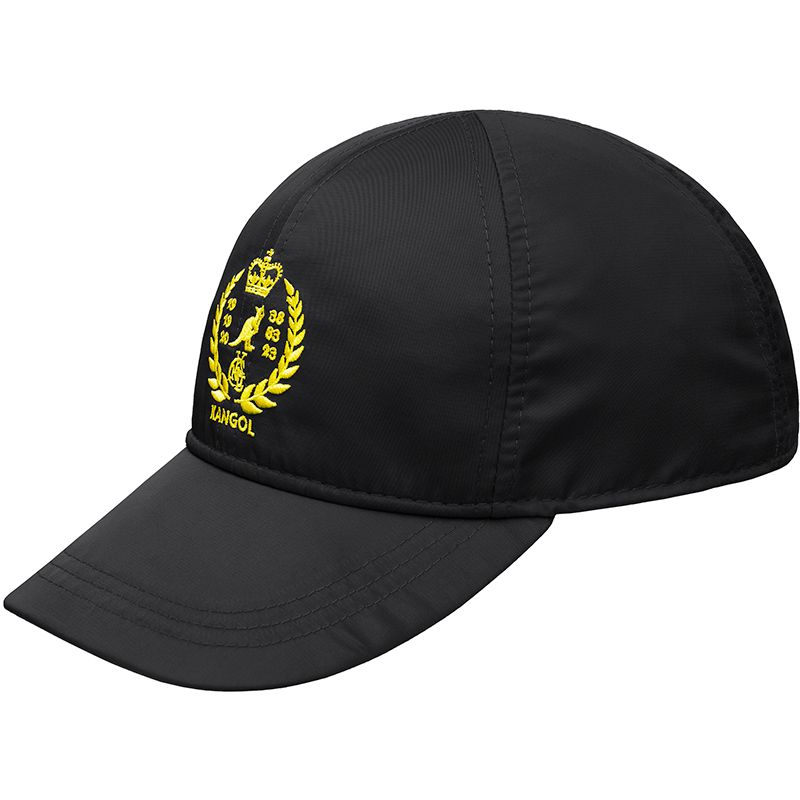 Kangol Royal Leisure Baseball Hat - Black | Stylish & Comfortable Unisex Cap for Men & Women | Perfect for Outdoor Activities, Sports & Casual Wear