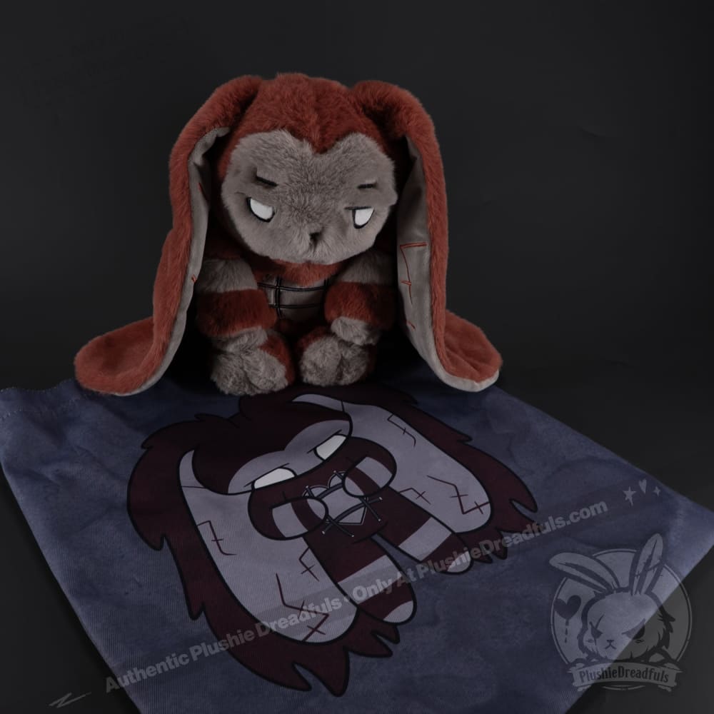 Plushie Dreadfuls Antisocial Personality Disorder Rabbit V2 - Soft Stuffed Animal Toy for Mental Health Awareness, Comfort & Therapy | Perfect Gift for Anxiety Relief, PTSD Support & Emotional Healing
