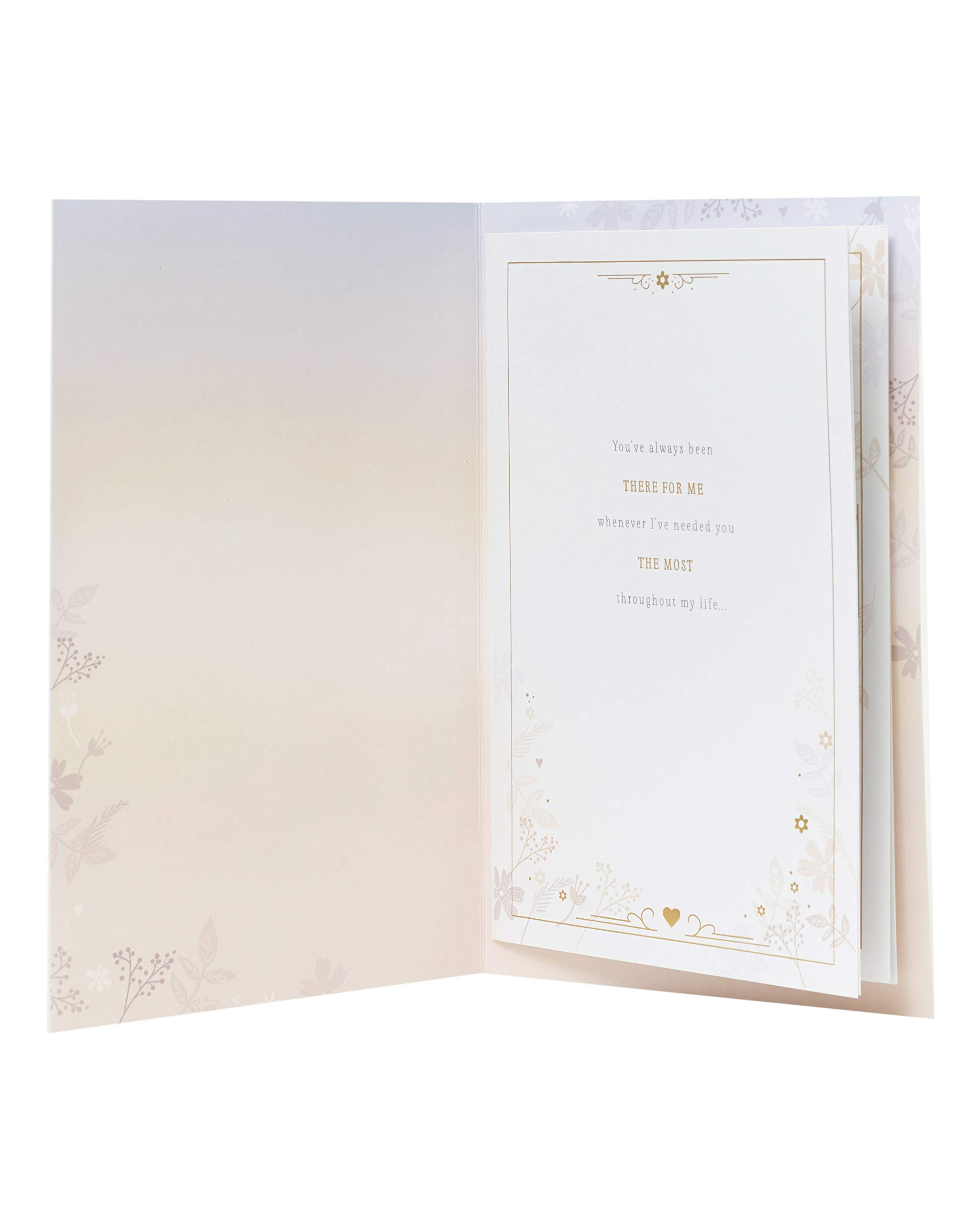 Heartfelt Mum Birthday Card with Lovely Verse - Sentimental Mother's Day & Birthday Gift for Amazing Mom - Perfect for Her Special Day (Home Decor, Keepsake, Gift Box)