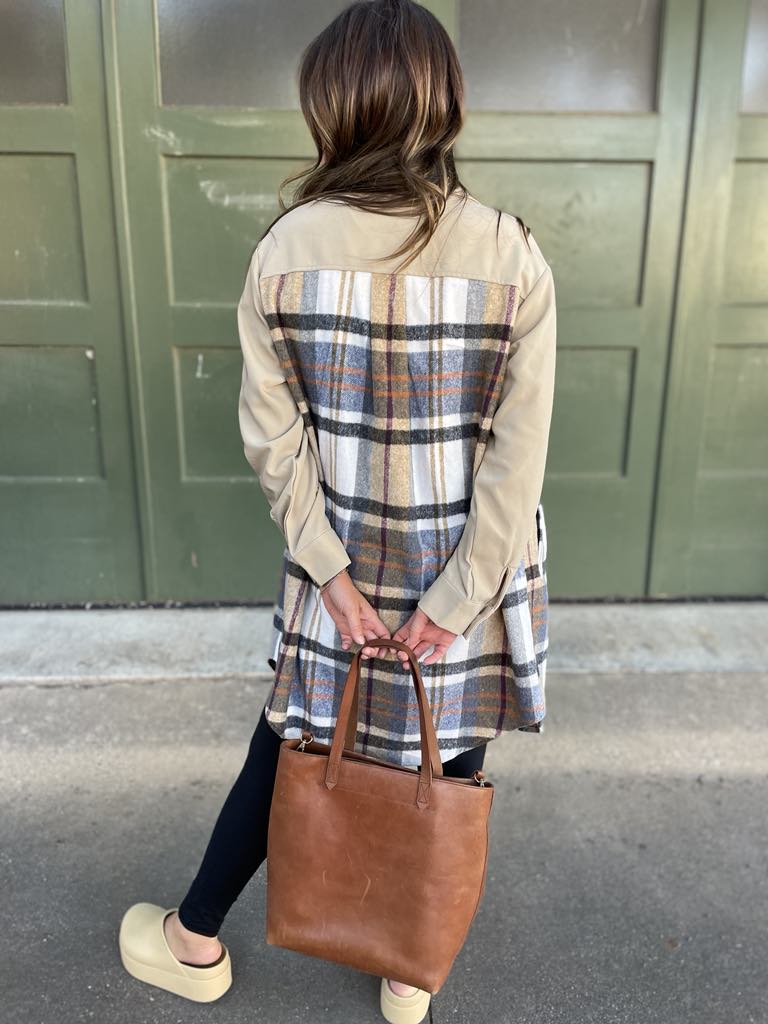 PREORDER: Durham Plaid Jacket for Men & Women - Classic Tartan Design in 2 Colors (Black/Red) | Perfect for Fall Fashion, Outdoor Activities & Office Wear
