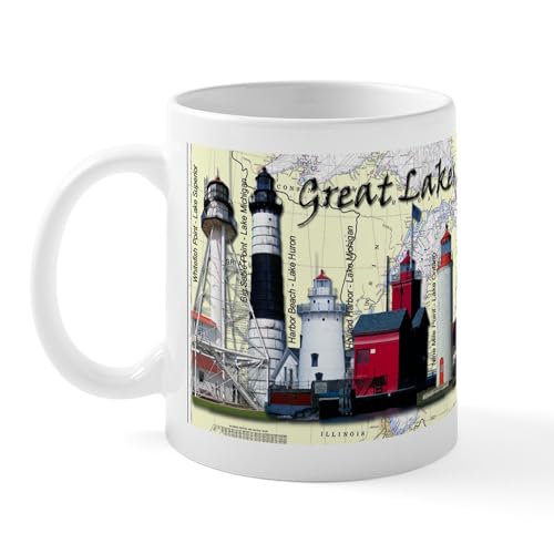 White - Great Lakes Lighthouses Mug