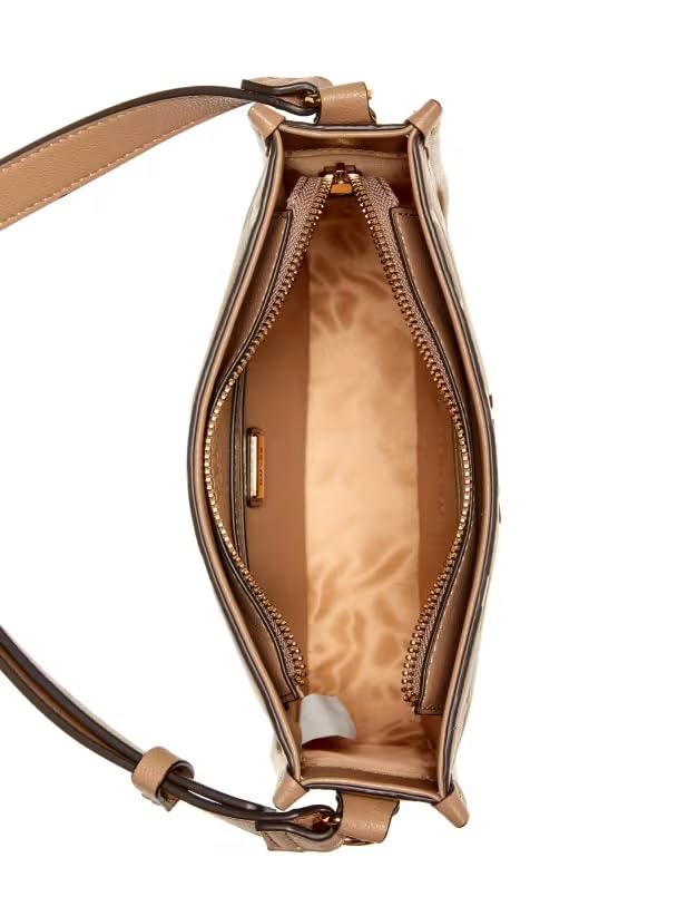GUESS Factory Longmeadow Logo Crossbody Bag for Women - Stylish Leather Shoulder Purse with Adjustable Strap, Perfect for Daily Use, Travel & Shopping