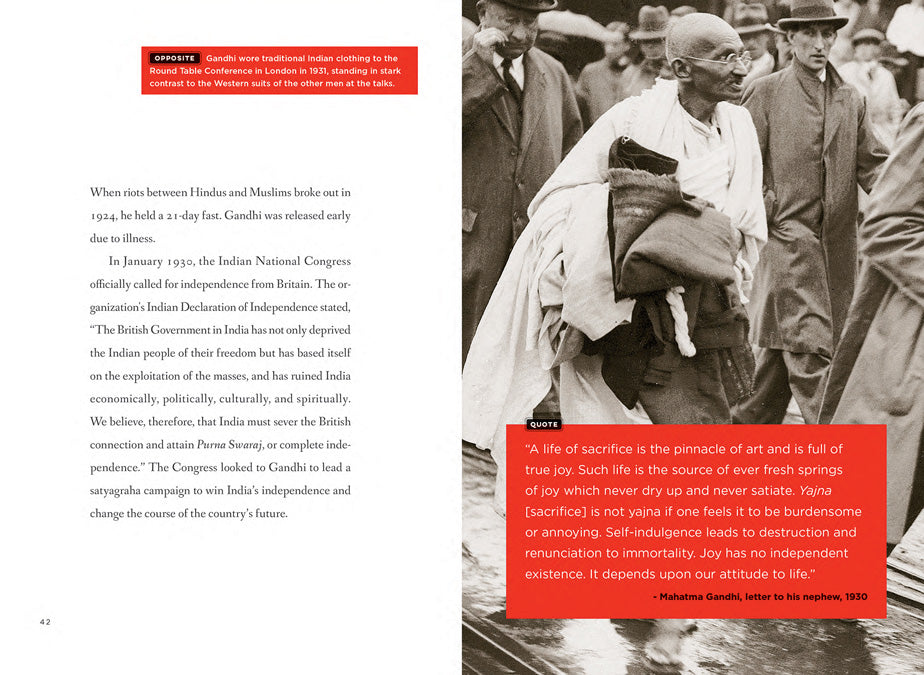 Mahatma Gandhi Biography Book - 9781640261648 | Inspirational Life Story of Indian Leader for History Buffs & Students