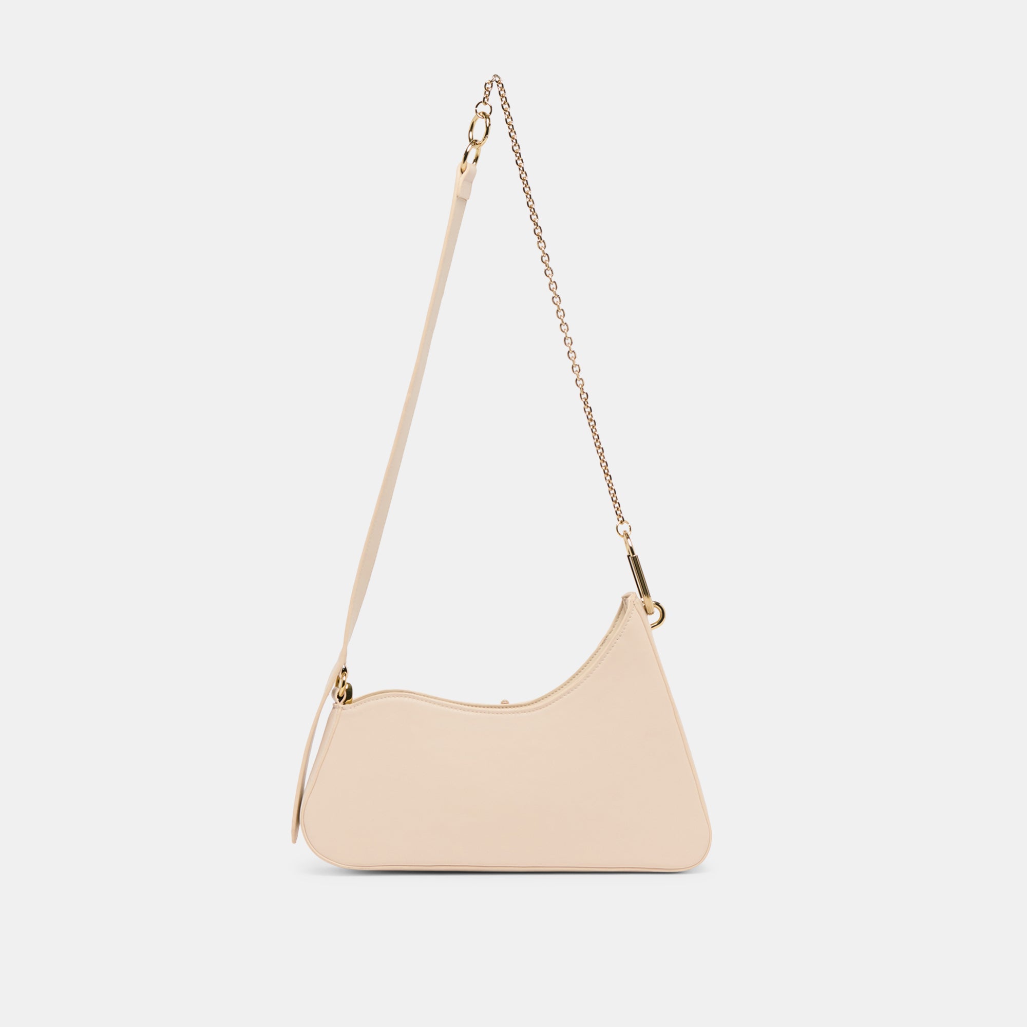 PRYA Genuine Leather Shoulder Bag in Creme - Stylish & Durable Crossbody Purse for Women, Perfect for Work, Travel & Everyday Use