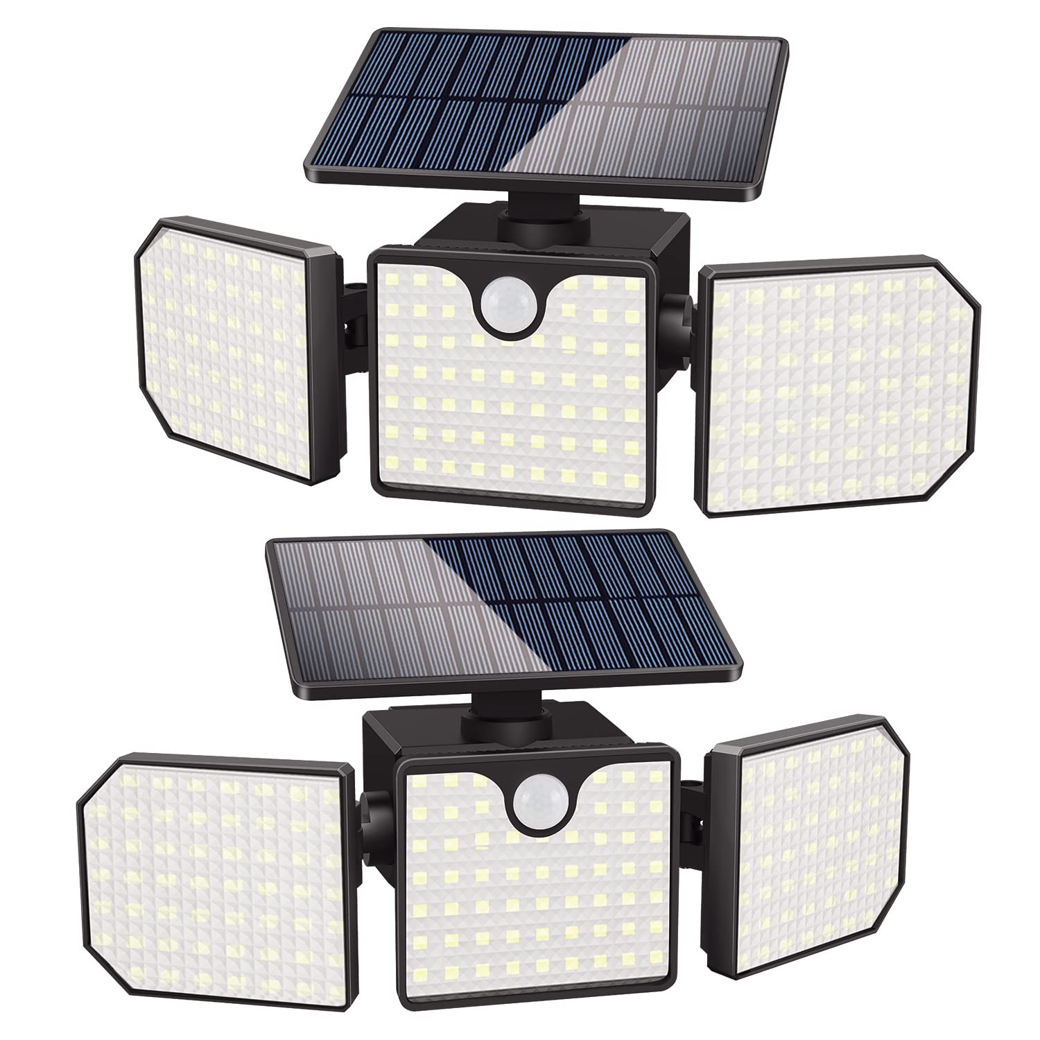 230 LED Solar Security Lights Outdoor Waterproof - 2200LM Motion Sensor Solar Flood Lights with 270° Wide Angle - Solar Powered for Garage, Yard, Patio (2 Pack) - Ideal for Pathway Lighting & Home Security