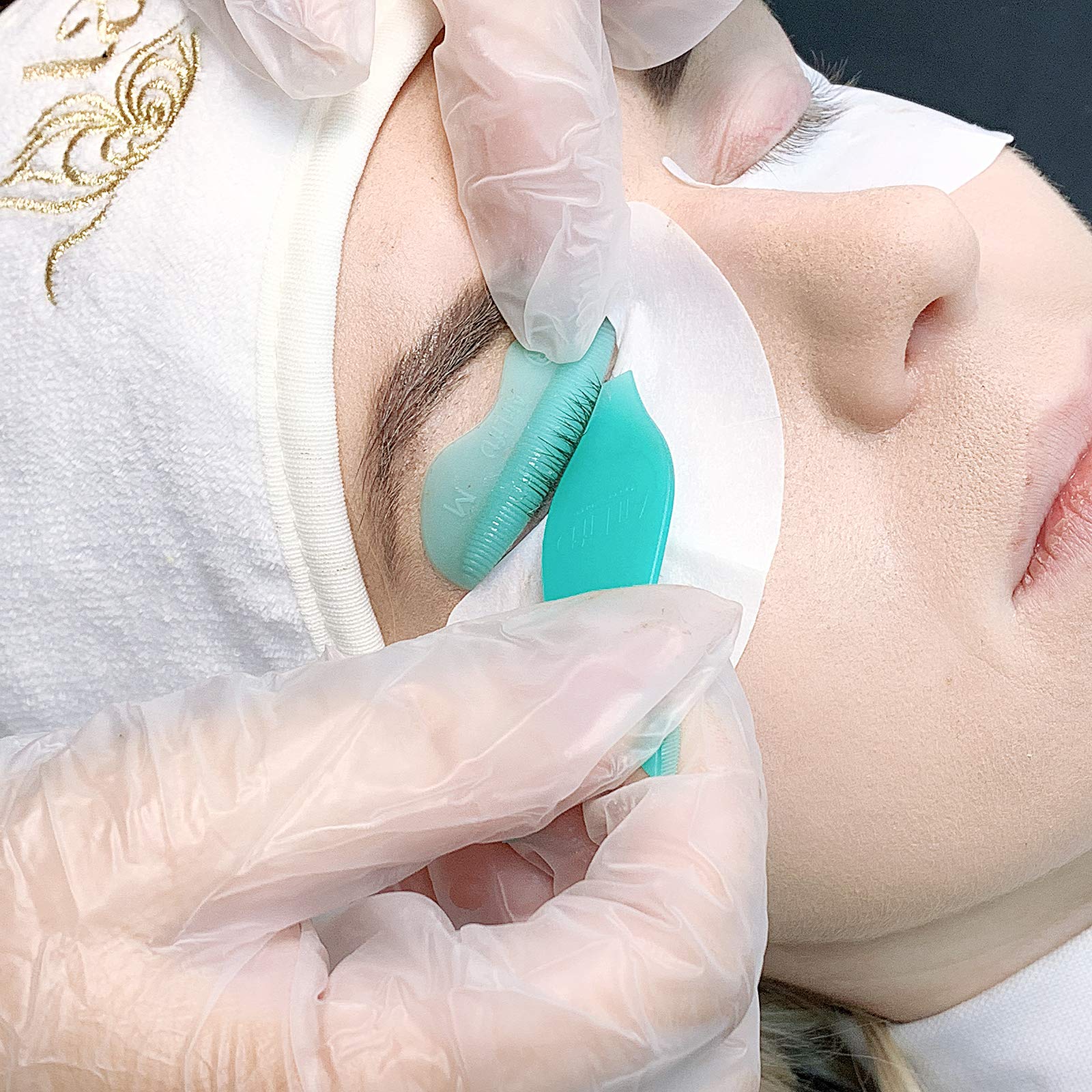 AirLift Lash Lift Silicone Shields - Original Size S (Small) - Reusable with Grooves for Eyelash Extensions & Perm - Professional Salon & Home Use