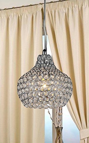 Tiffany RL1374/1 Kiss Crystal Chandelier - Elegant Home Lighting Fixture for Dining Room, Bedroom & Living Room Decor
