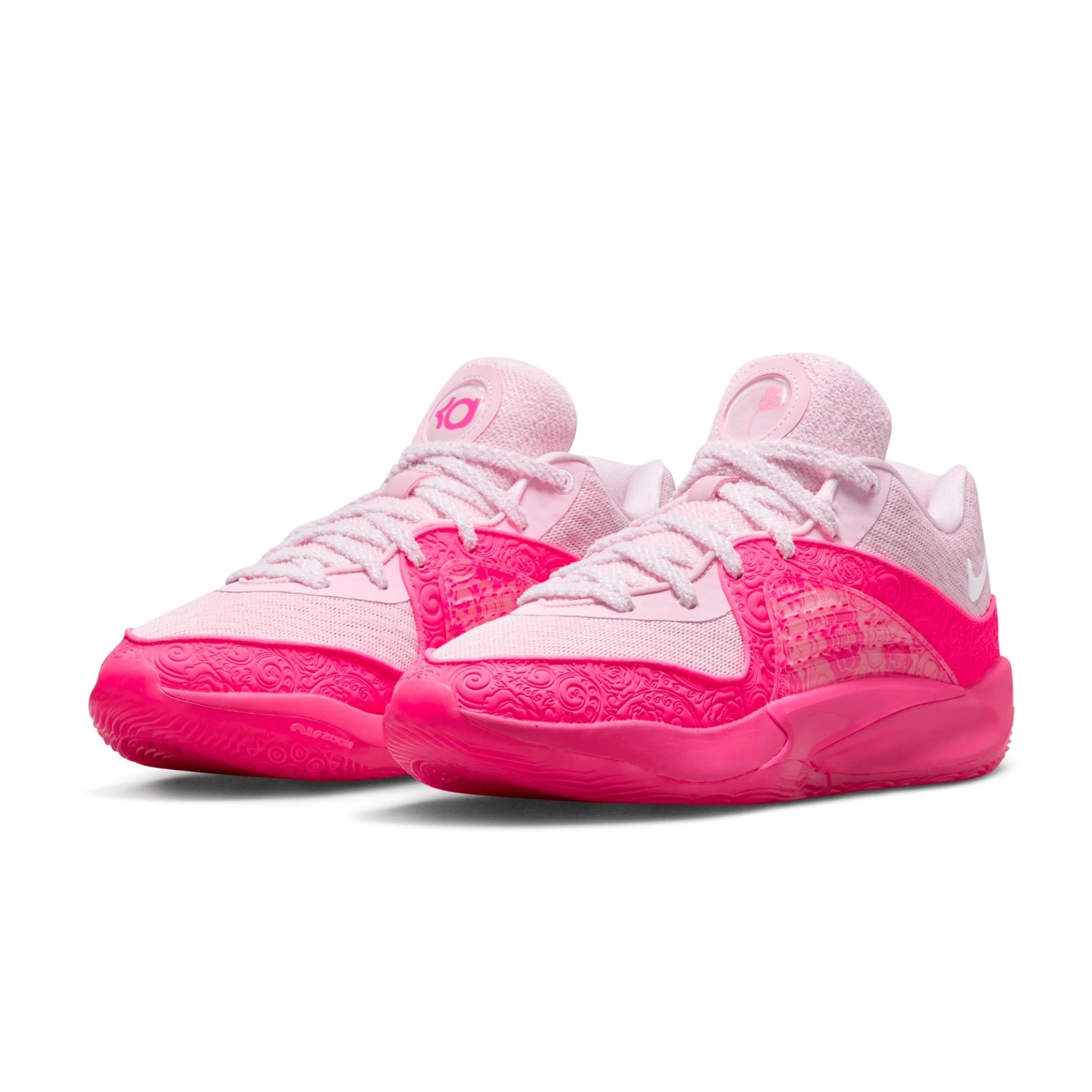 Nike KD 16 NRG Aunt Pearl Basketball Shoes - Pink Foam White Fierce Pink Hyper Pink for Men | High-Performance Court Sneakers for Basketball Games & Training