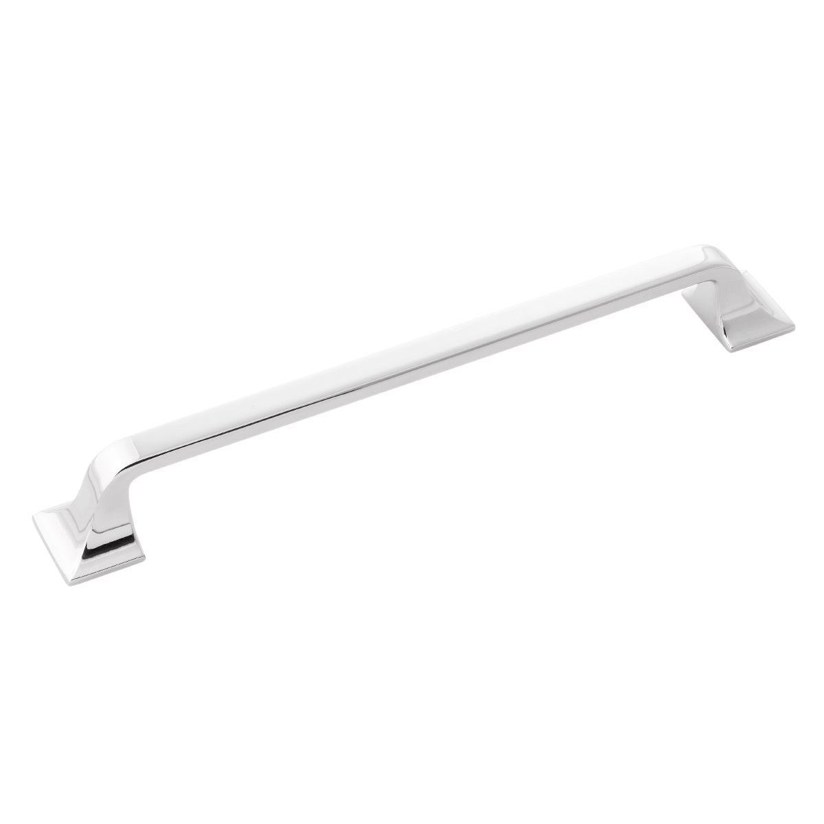 7 9/16 Inch (192mm) Center to Center Chrome Cabinet Pull Handle - Forge Pull - Perfect for Kitchen Cabinets, Drawers & Furniture Hardware