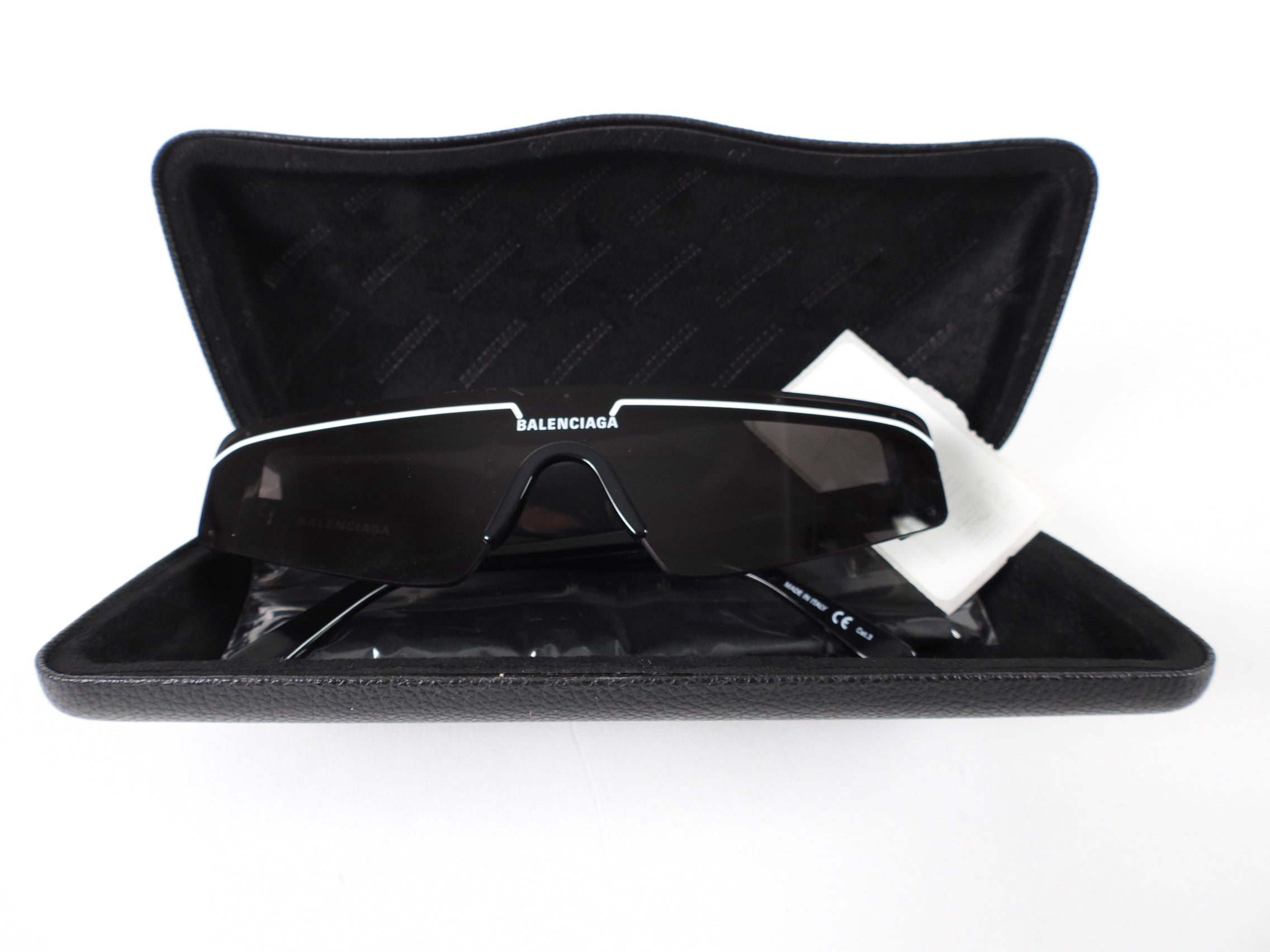 Balenciaga Black Ski Sunglasses for Men & Women - UV Protection Polarized Lens for Snowboarding, Skiing & Outdoor Sports