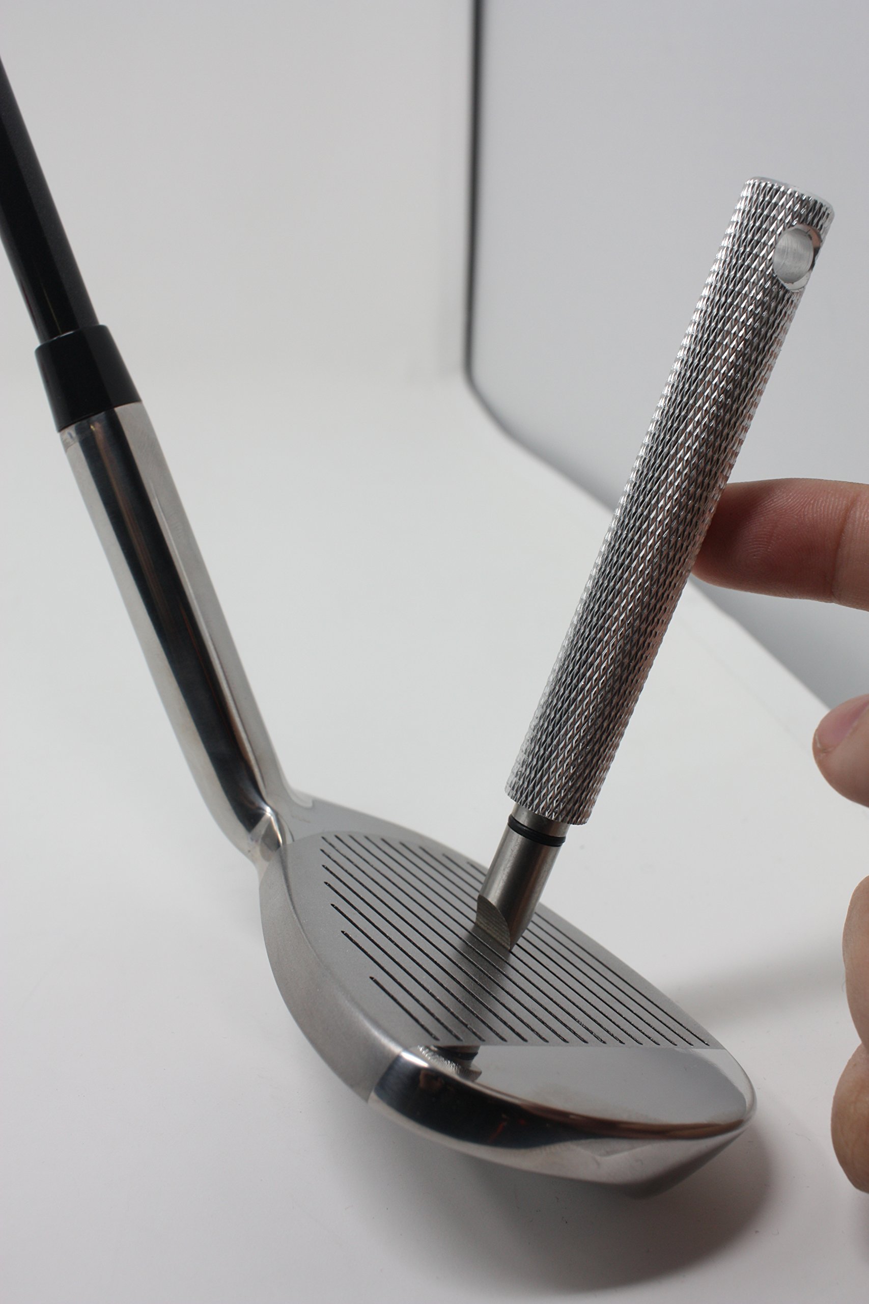 50pcs Silver Golf Groove Sharpener Tool - Professional Club Groove Cleaner & Regroover for Wedges & Irons - Improve Backspin & Ball Control - Perfect Golf Accessory Gift for Men & Women - Ideal for Driving Range Practice & Course Maintenance