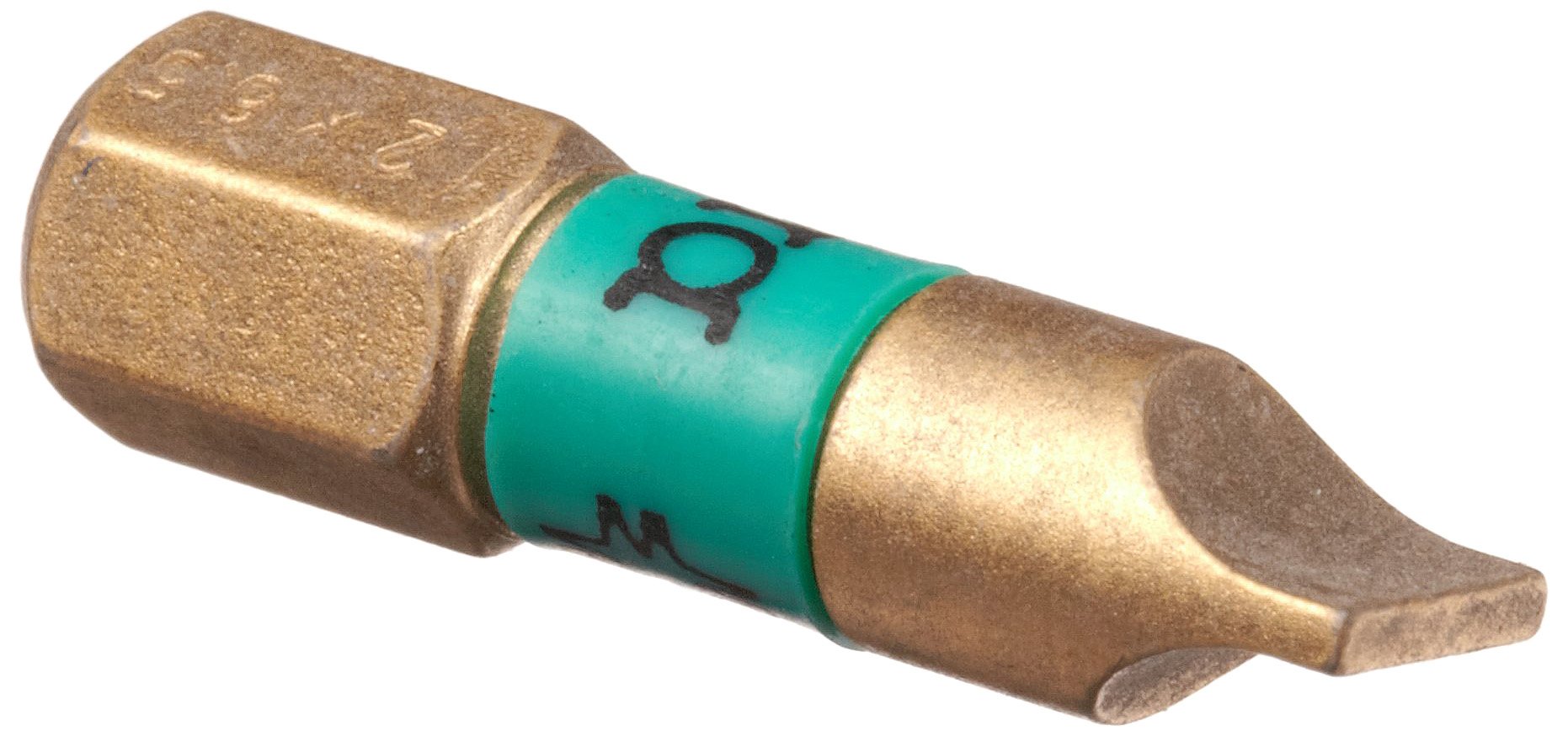 Wera Series 1 800/1 BDC Diamond Coated Slotted Screwdriver Bit - 1.2mm Head x 1/4