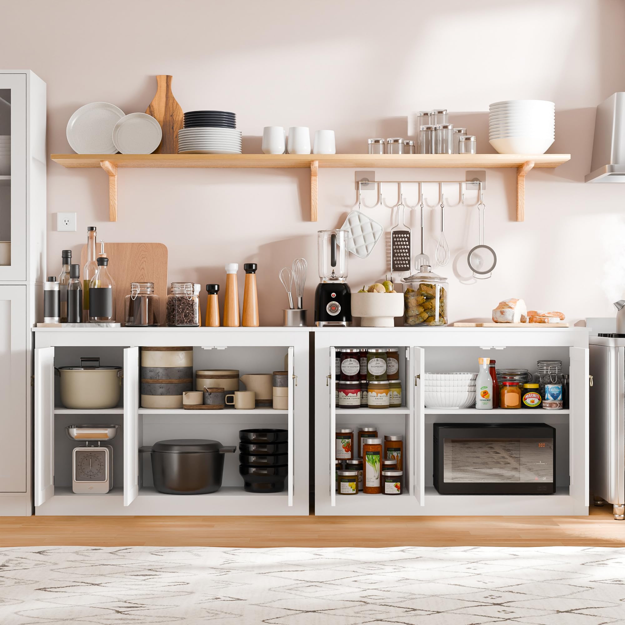 Cozy Castle Buffet Cabinet with Storage - 44.5