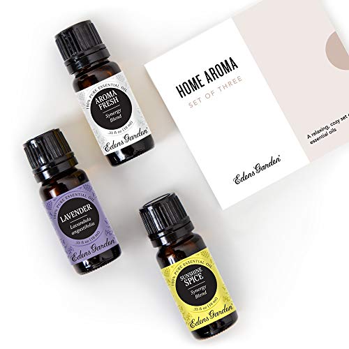 Edens Garden 100% Pure Essential Oil Set - 3 Pack Aromatherapy Diffuser Kit (10ml) for Relaxation, Stress Relief & Home Fragrance | Perfect for Diffusers, Massage & Spa Use