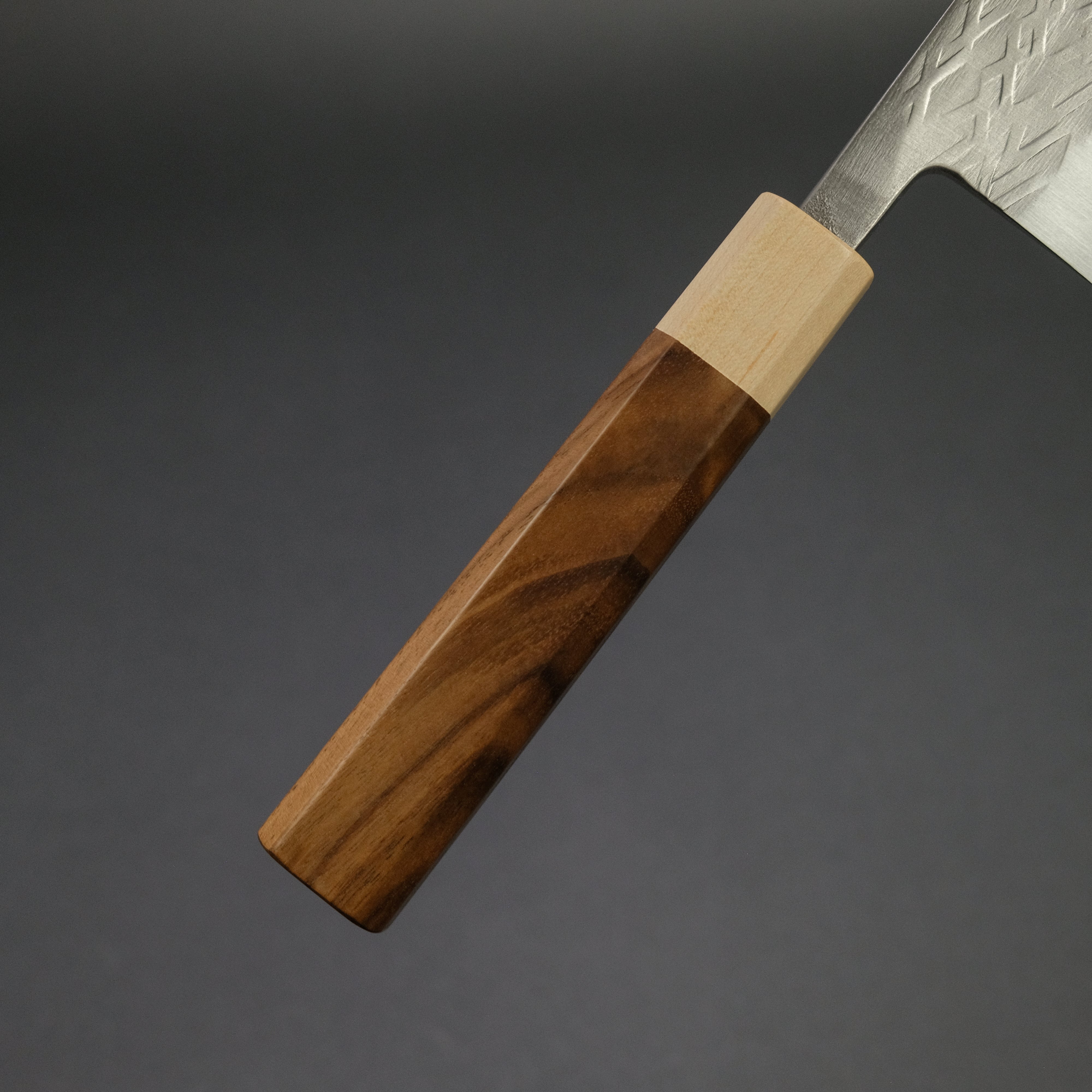 Hitohira TD SLD Tsuchime Gyuto 240mm Japanese Chef Knife with Walnut Handle - Professional Kitchen Knife for Slicing, Dicing, and Meat Cutting