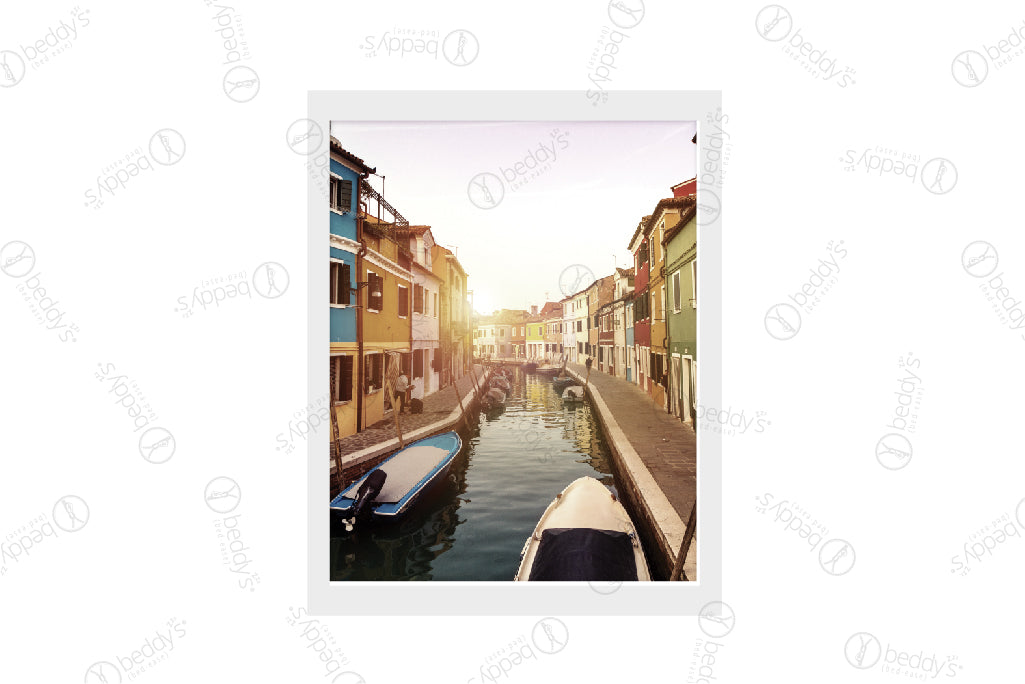 Burano Artwork Digital Download - High Resolution Printable Wall Decor for Home & Office - Perfect for Living Room, Bedroom, and Gallery Walls