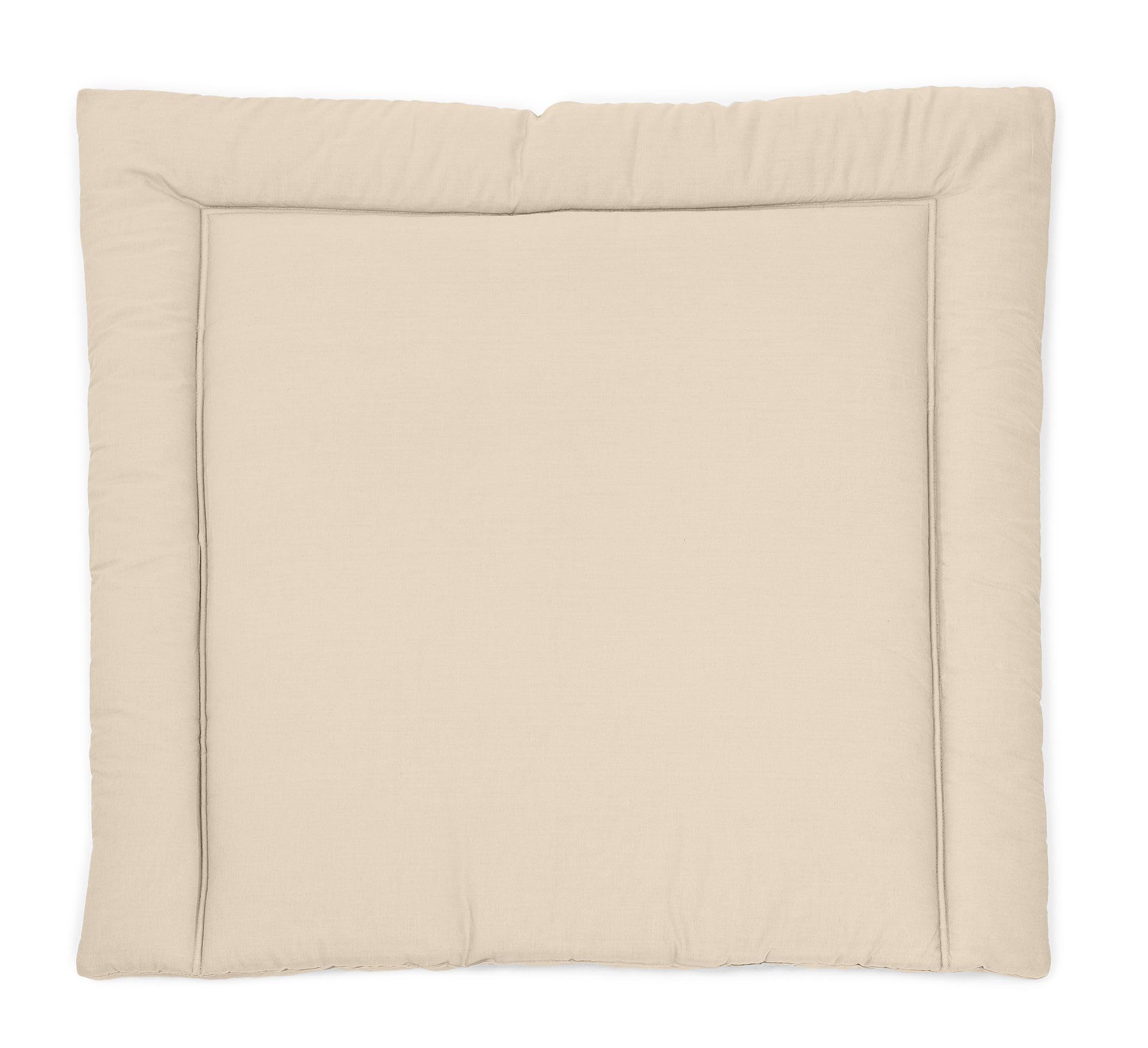 Organic Cotton Baby Changing Mat with Recycled Polyester Fleece Filling - 80 x 75 x 4 cm Washable & Eco-Friendly Diaper Pad for Nursery, Travel & On-the-Go Parenting