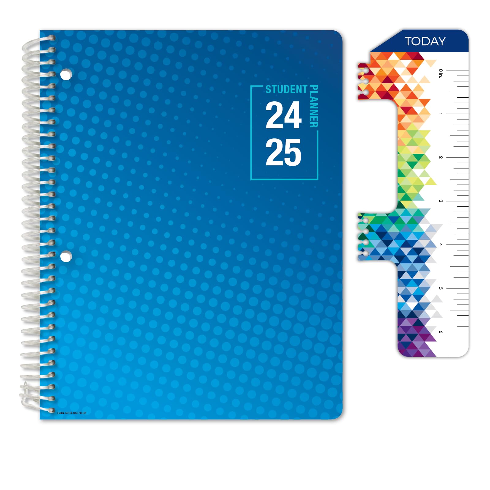 2024-2025 Academic Planner for Middle & High School Students - Dated School Organizer with Ruler, Bookmark & Stickers (7