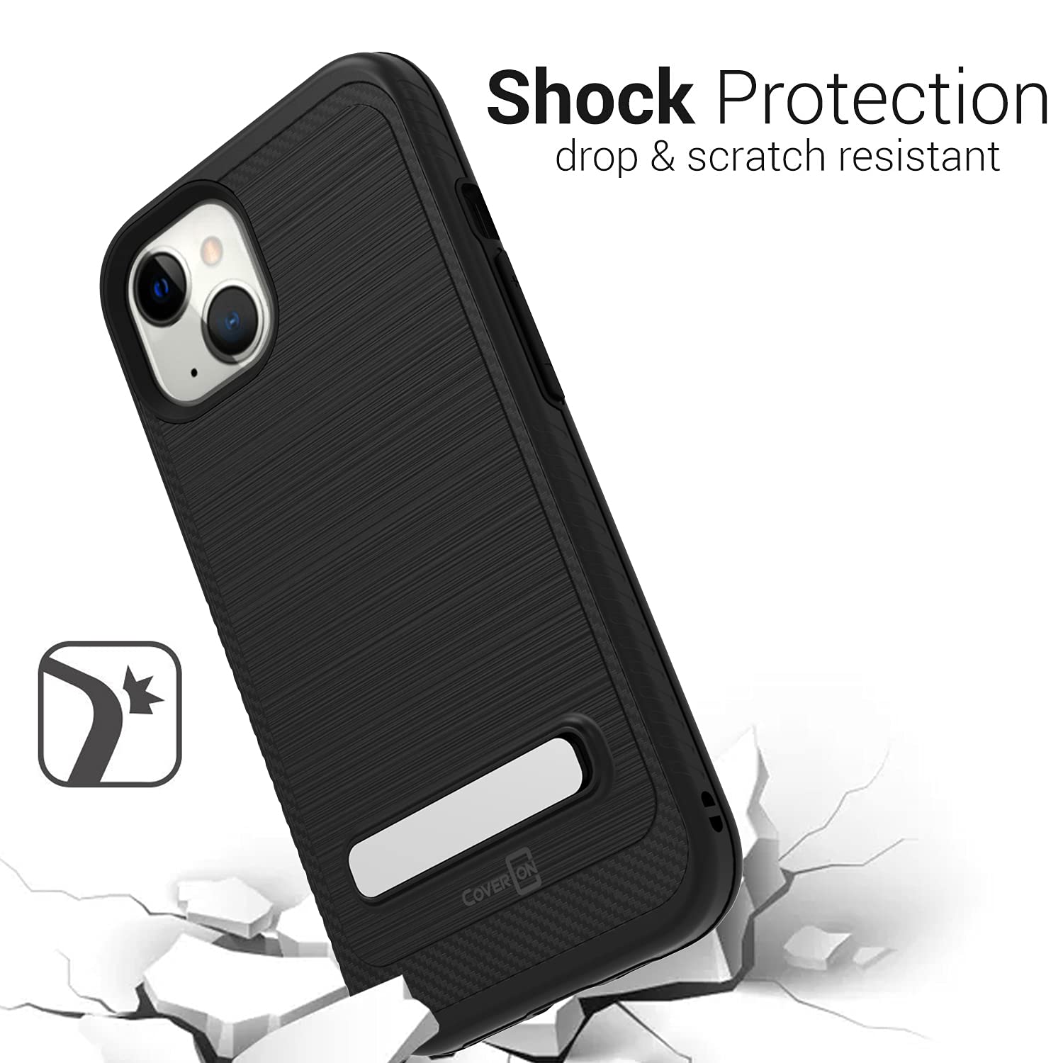 Premium Metal Magnetic Case for Apple iPhone 13 Mini - Shockproof Rugged Protective Cover with Stand (Black) | Perfect for Work, Travel & Outdoor Adventures