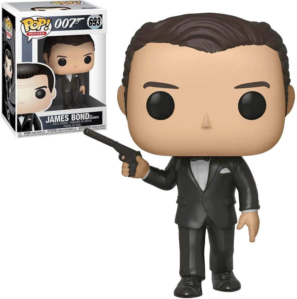 Funko Pop! James Bond 007 GoldenEye Action Figure - Collectible Vinyl Toy for Movie Fans & Gift for Bond Enthusiasts - Perfect for Display, Gifts, and Pop Culture Collections