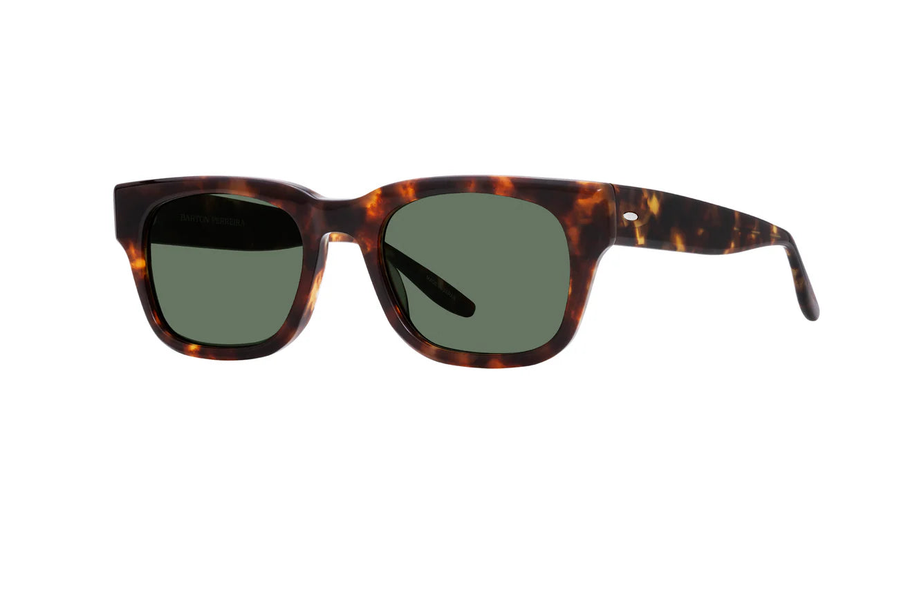 Barton Perreira Domino Sunglasses (51) - Polarized Aviator Style for Men & Women - Perfect for Driving, Travel, and Outdoor Activities