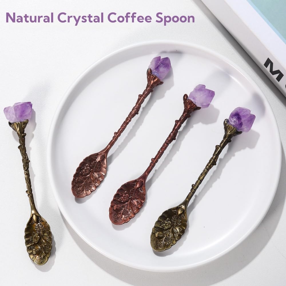 Resin Coffee Mug with Crystal Spoon & Pendant - Home & Office Use (Blue)