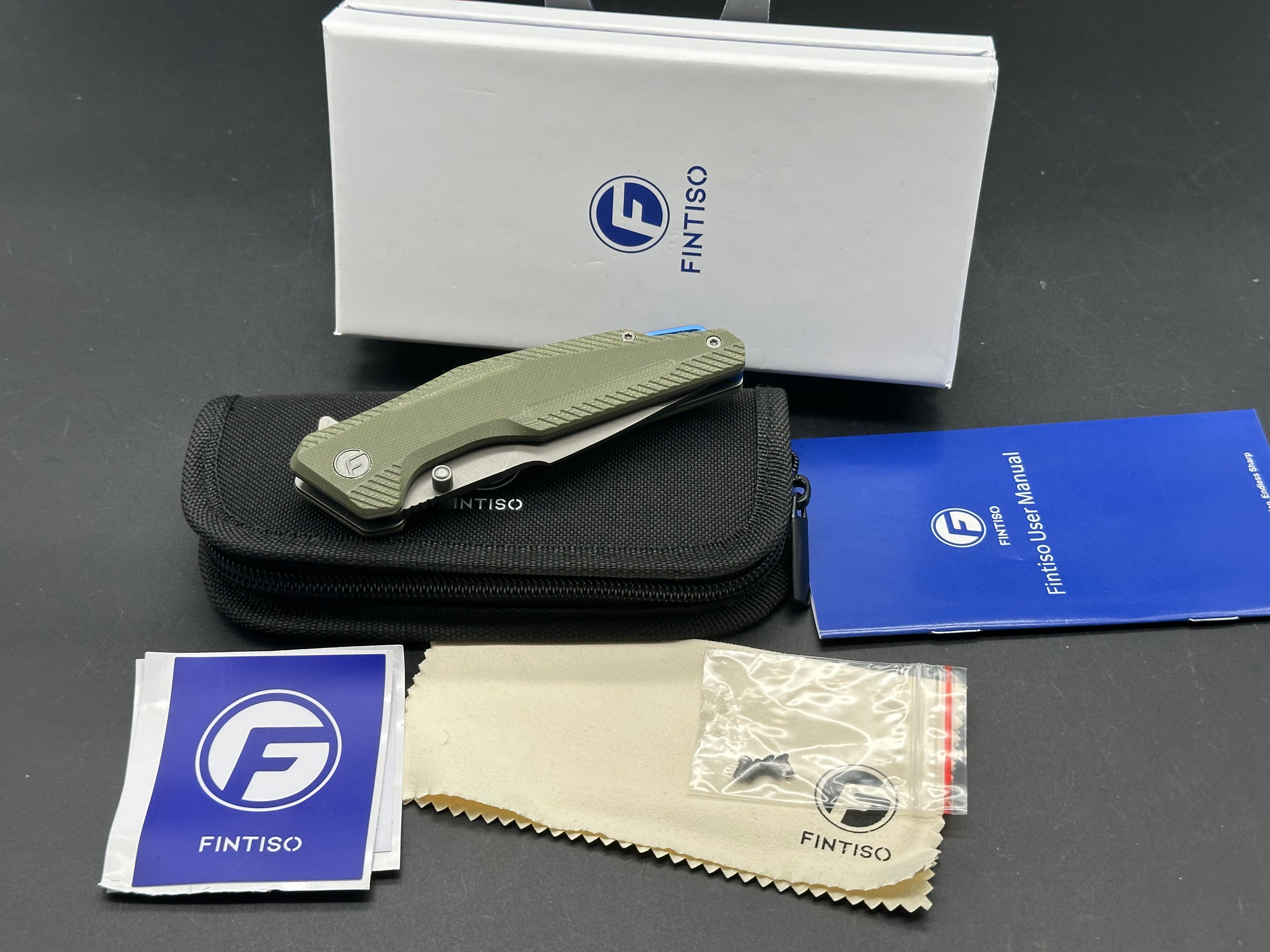 Premium FINTISO Falcon Pocket Knife - 3.26