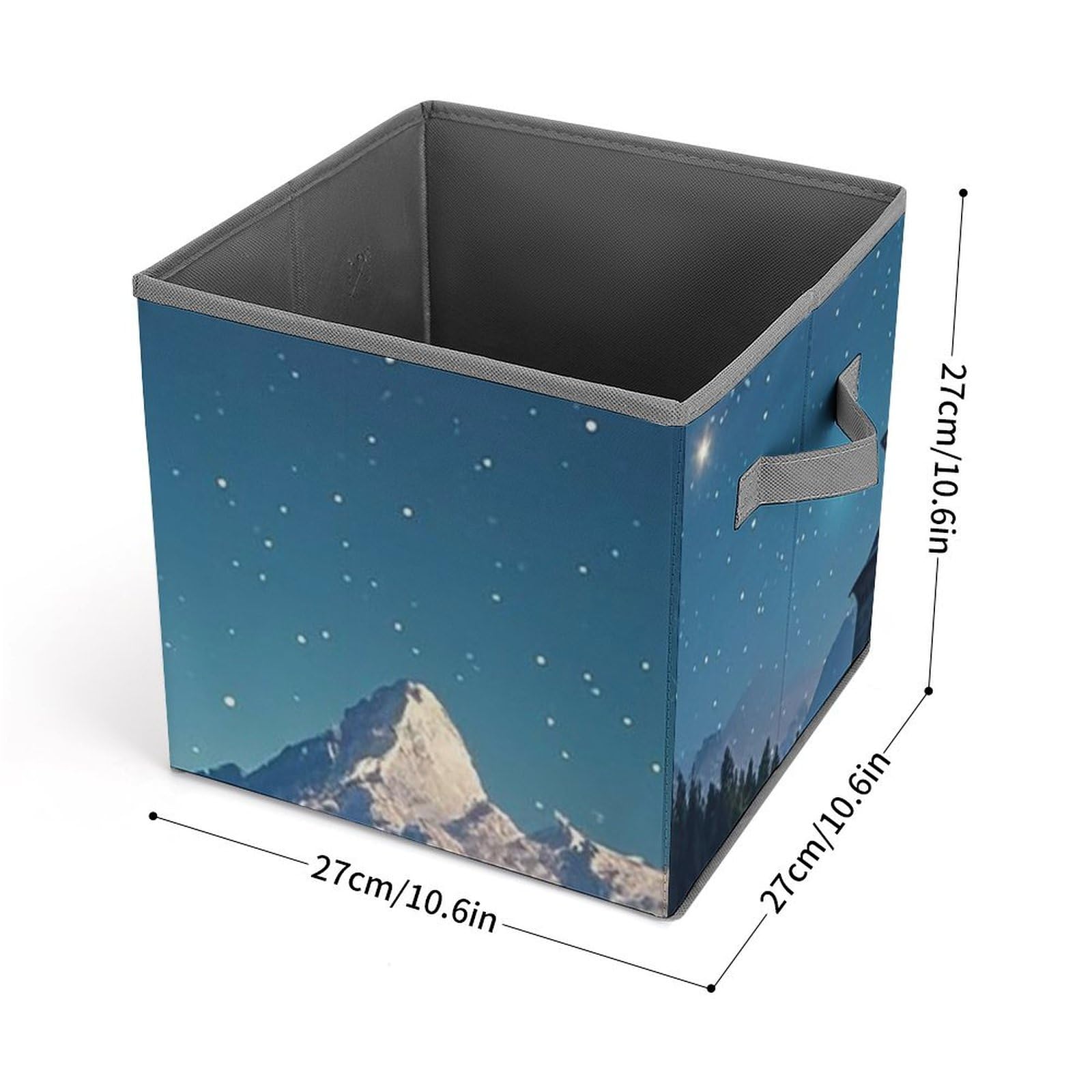Large Collapsible Storage Bins with Handles - 10.6